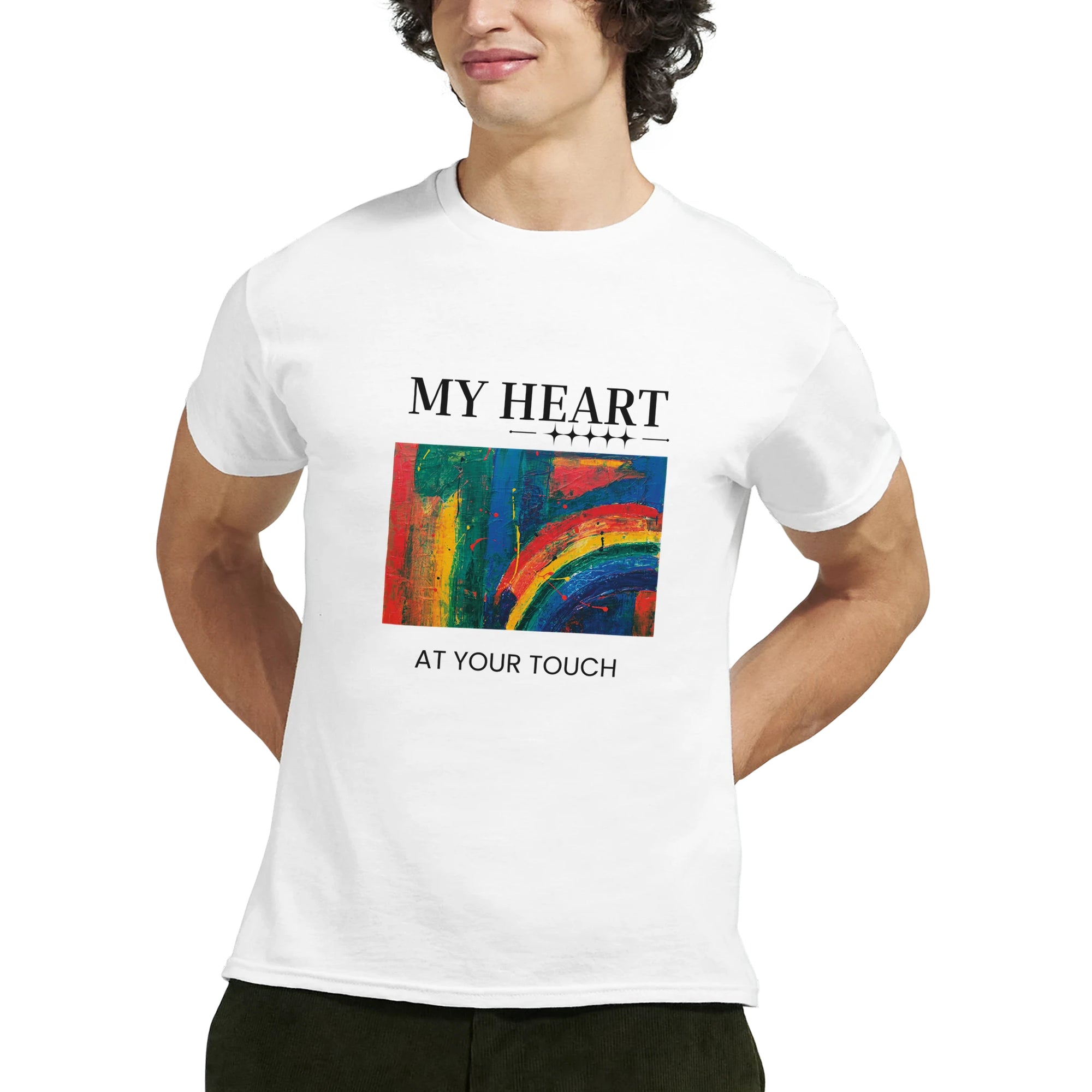 My Heart at Your Touch – Classic Fit Cotton T-Shirt