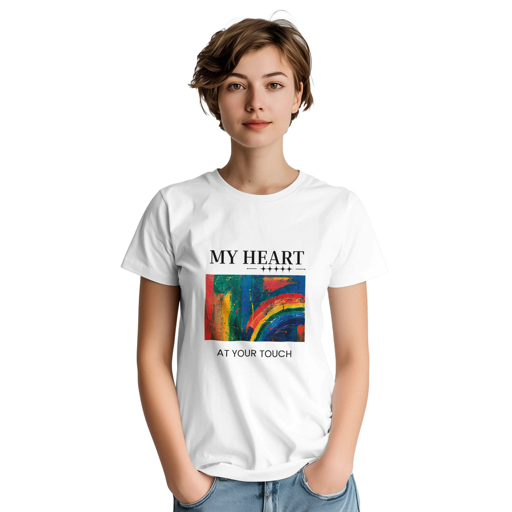 My Heart at Your Touch – Classic Fit Cotton T-Shirt