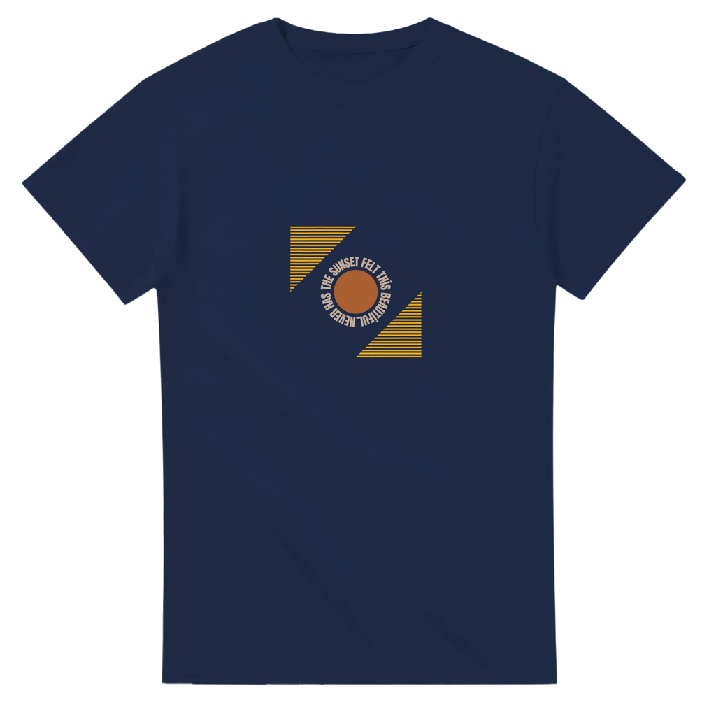 Beautiful Sunset Graphic T-Shirt – Durable Heavyweight Cotton Tee - Ilgary Studio