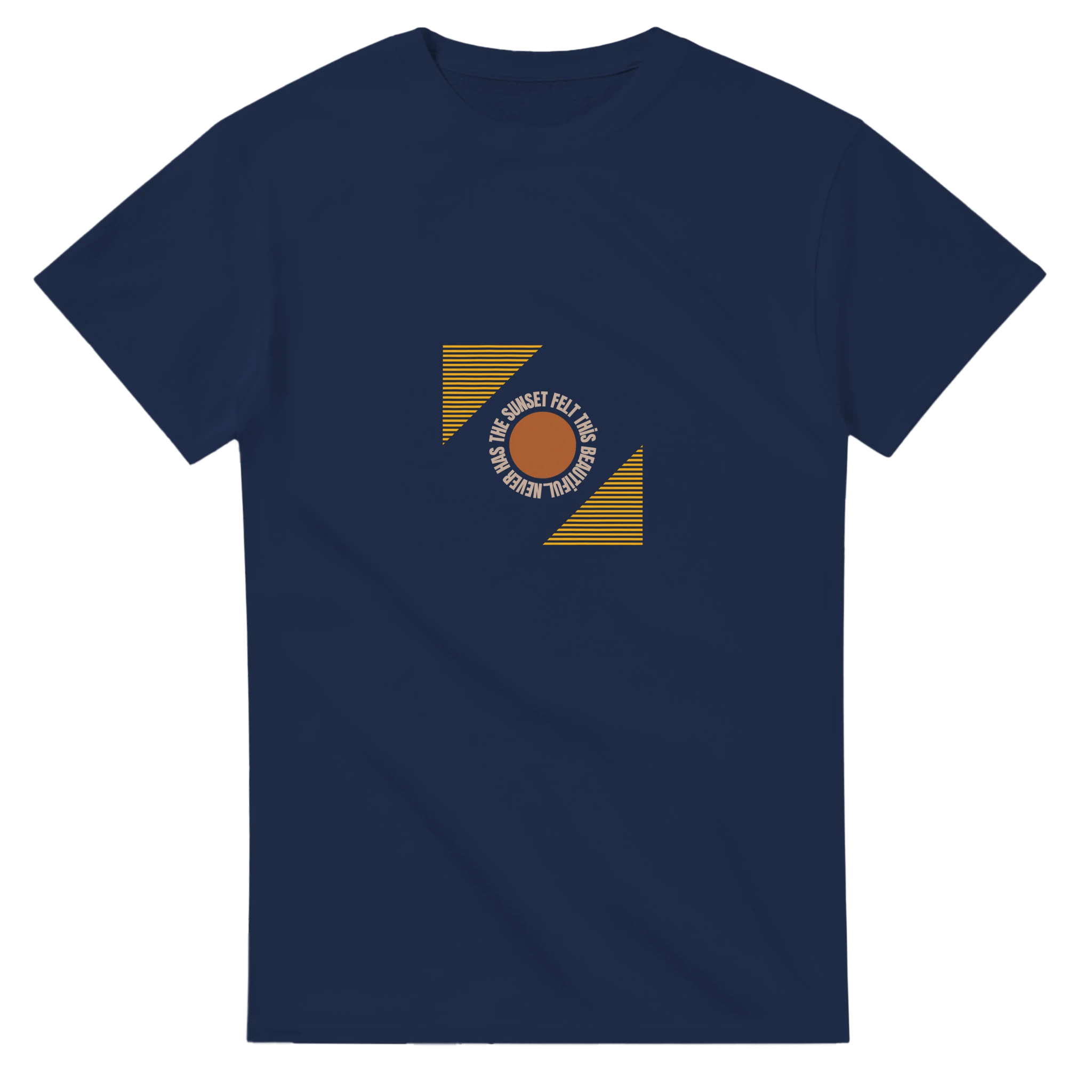 Beautiful Sunset Graphic T-Shirt – Durable Heavyweight Cotton Tee - Ilgary Studio