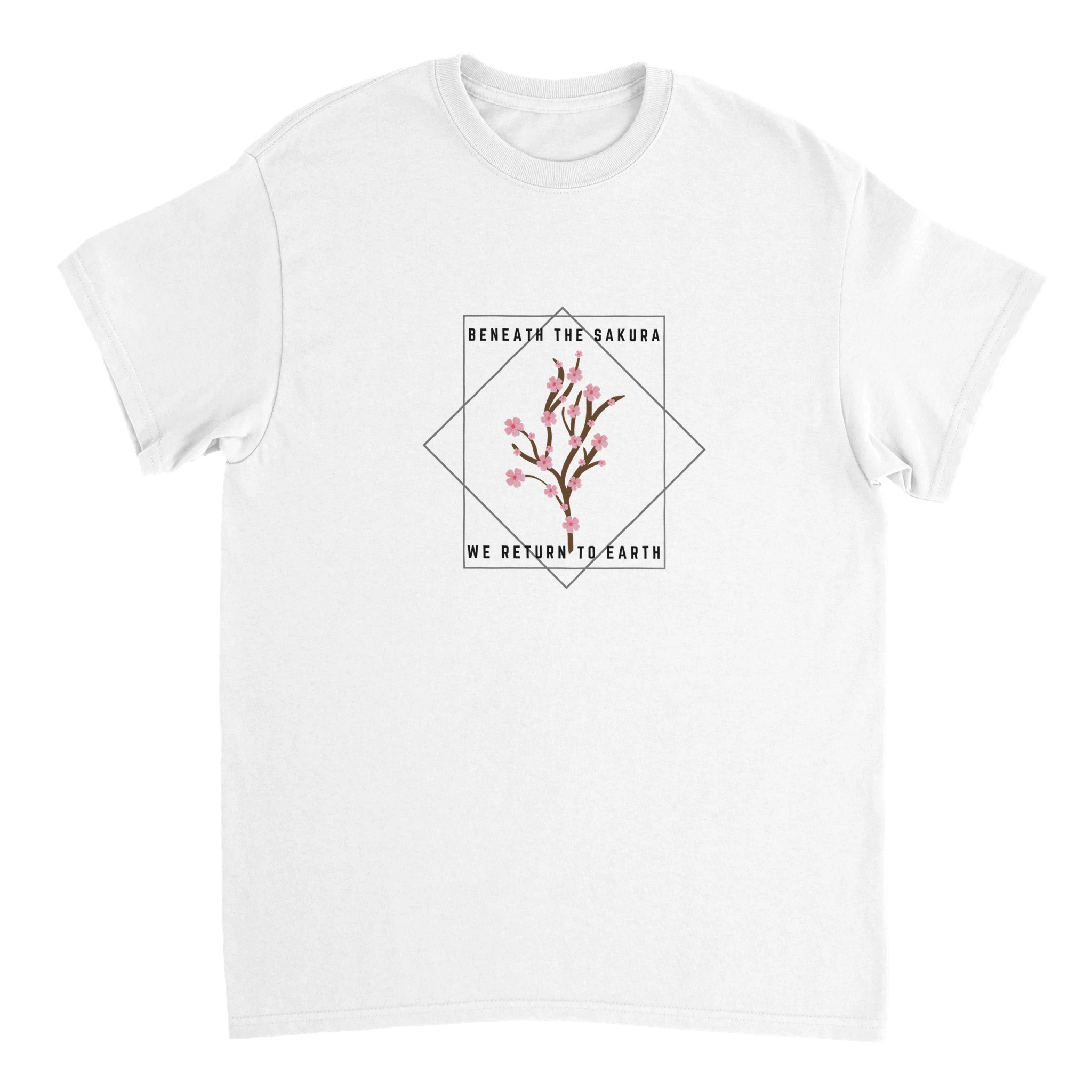 Beneath the Sakura Heavyweight Cotton T-Shirt – Classic Fit Casual Wear - Ilgary Studio