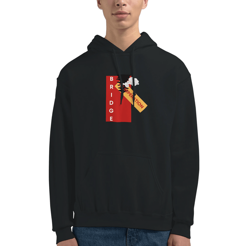 Bridge of Separation Heavy Blend Hoodie – Comfortable 50/50 Cotton - Polyester Blend - Ilgary Studio