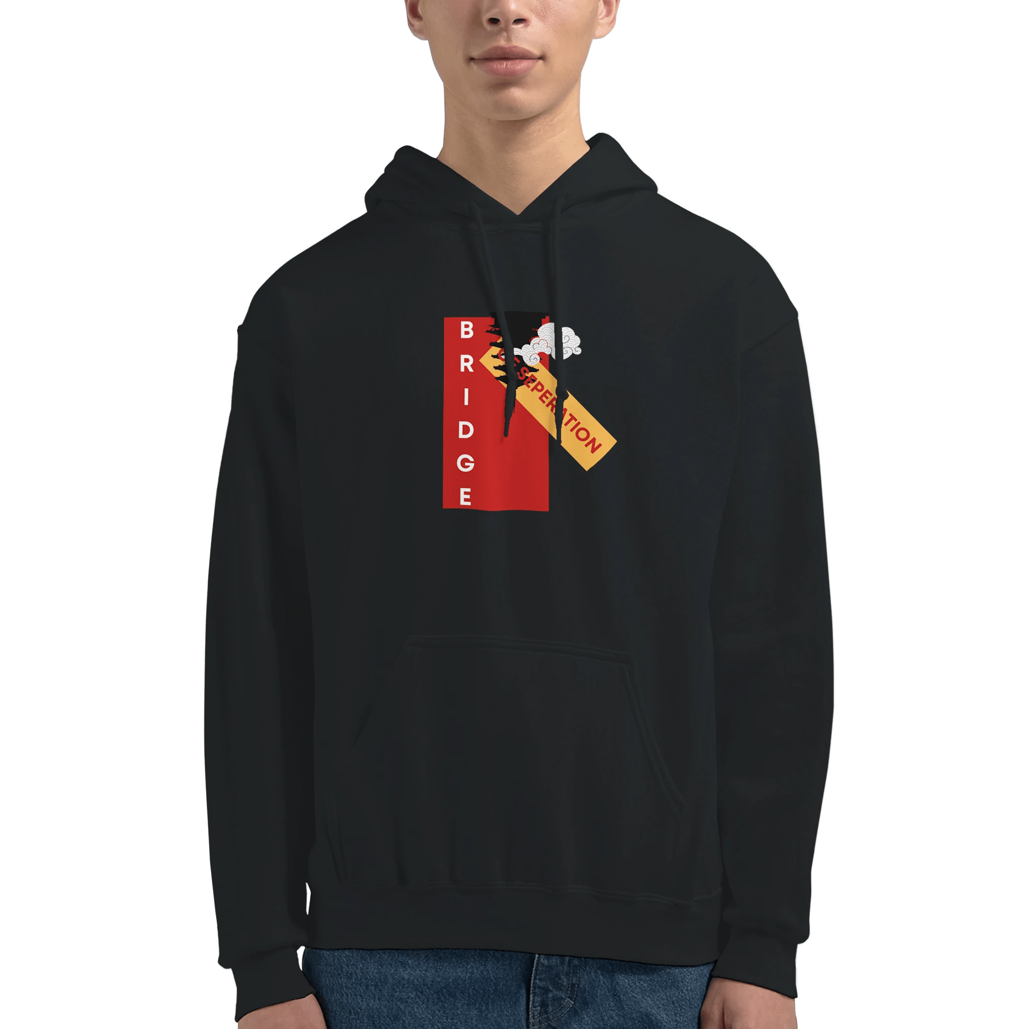 Bridge of Separation Heavy Blend Hoodie – Comfortable 50/50 Cotton - Polyester Blend - Ilgary Studio
