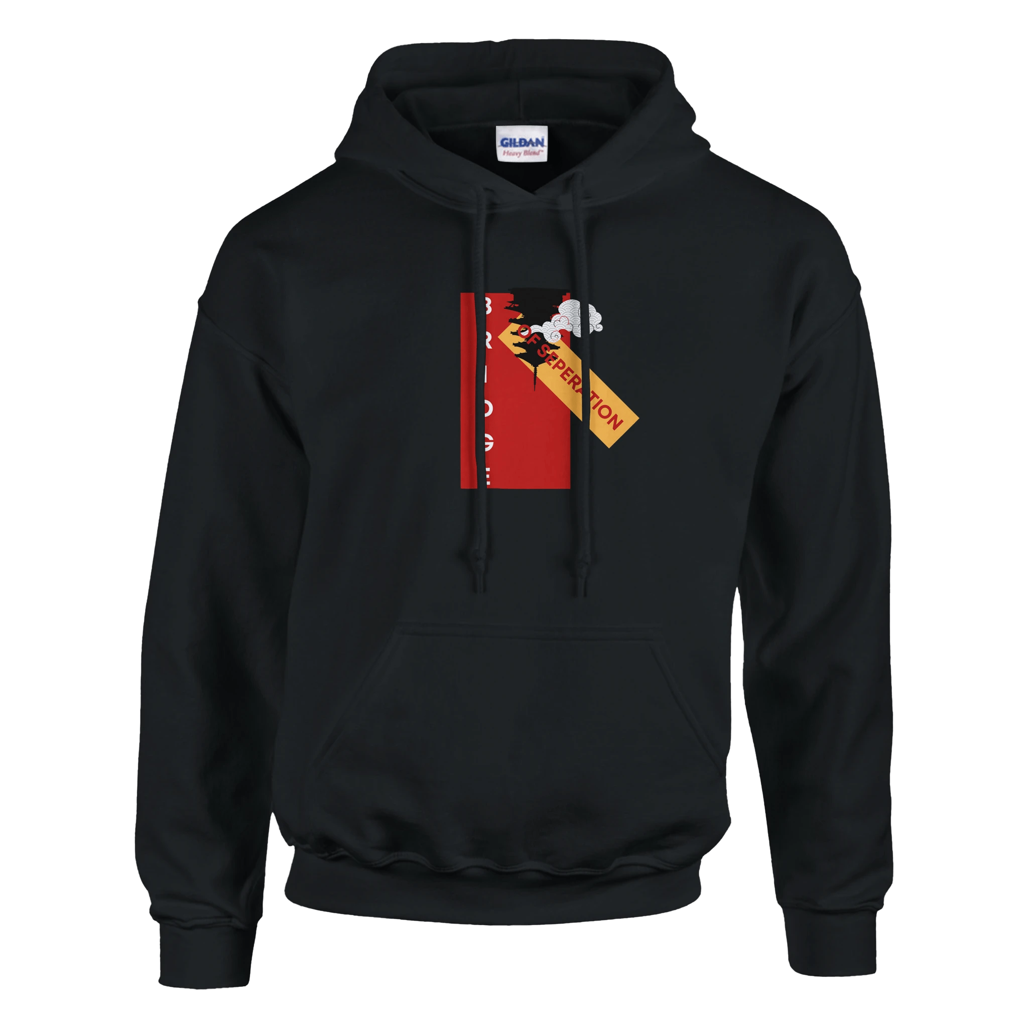 Bridge of Separation Heavy Blend Hoodie – Comfortable 50/50 Cotton - Polyester Blend - Ilgary Studio