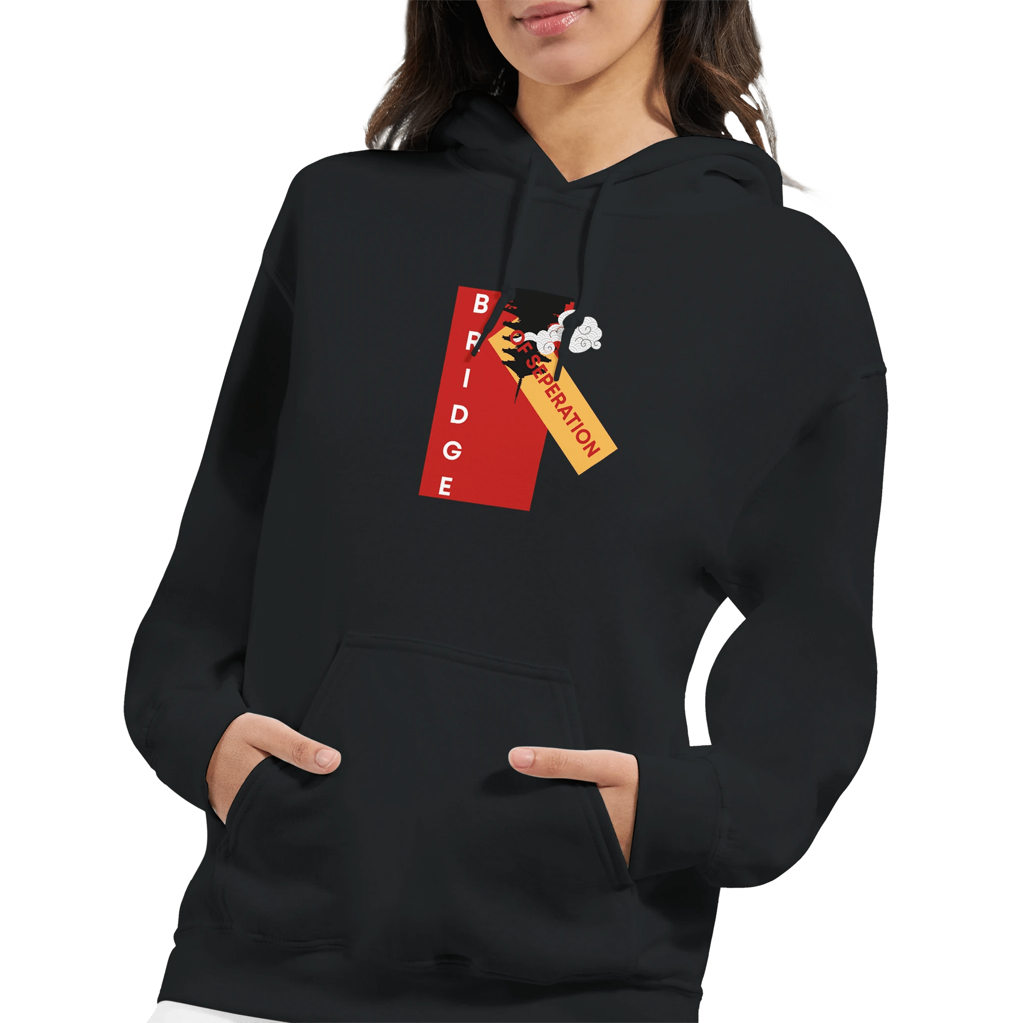 Bridge of Separation Heavy Blend Hoodie – Comfortable 50/50 Cotton - Polyester Blend - Ilgary Studio