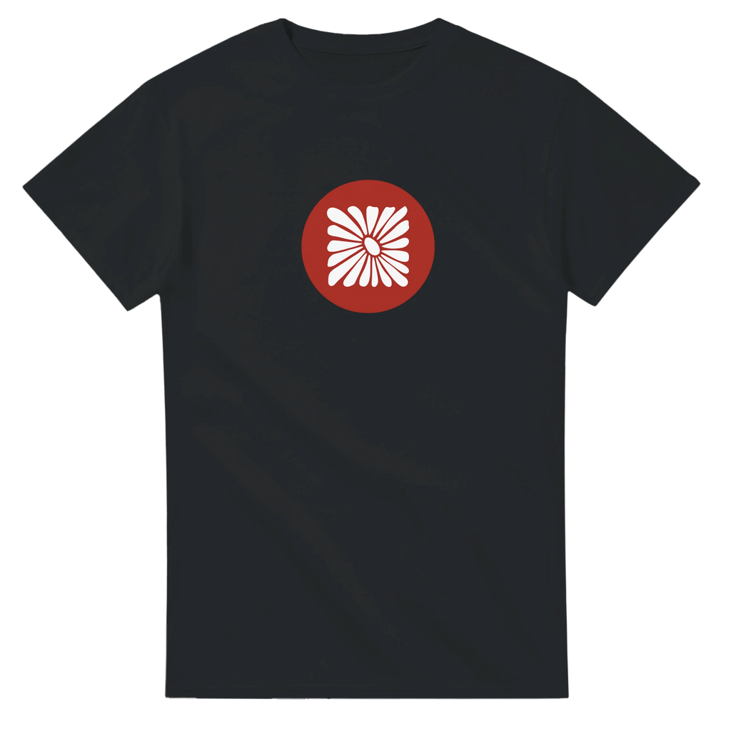 Casual Cotton T-Shirt with Red Heart and White Smile Design - Ilgary Studio
