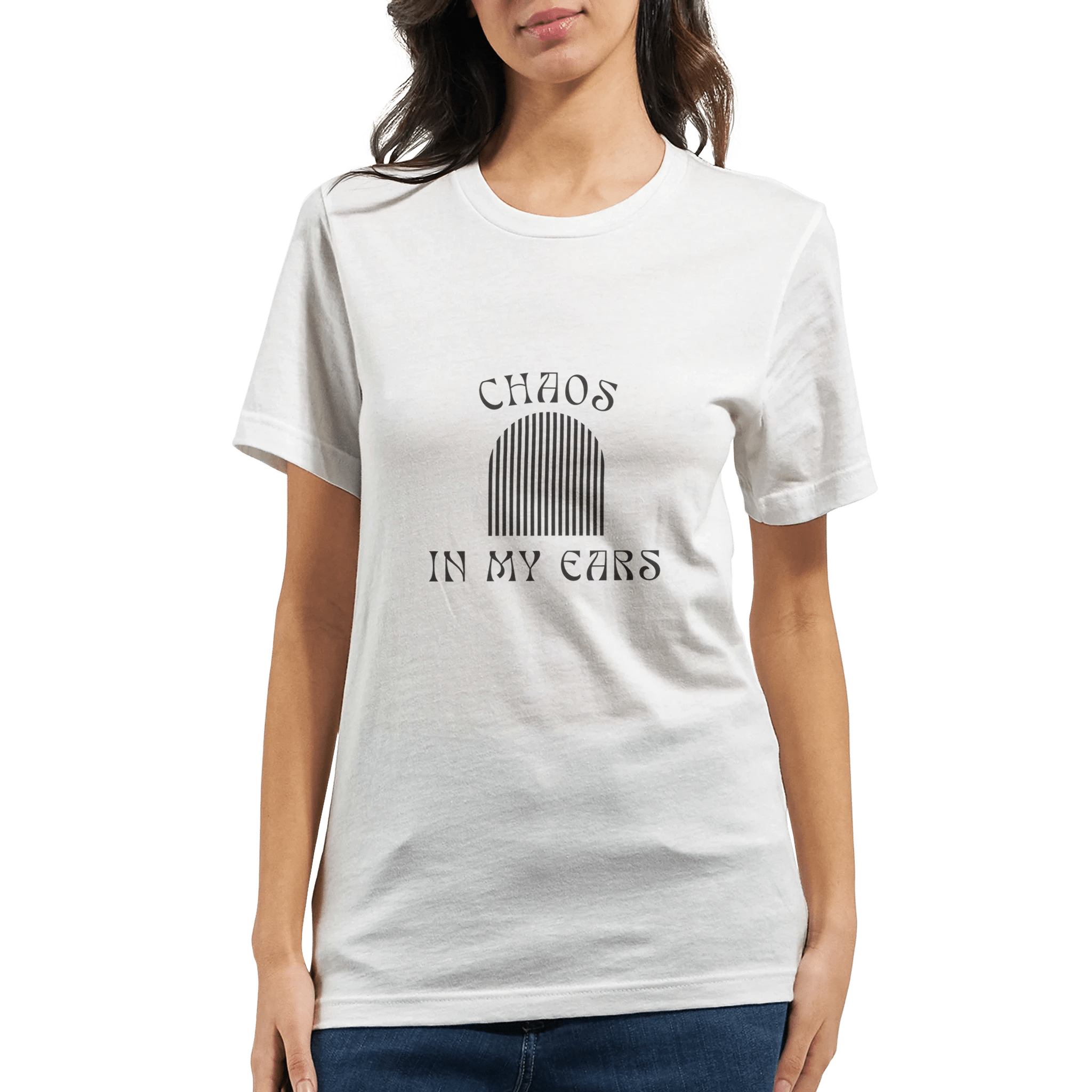 Chaos in My Ears – Premium Unisex T-Shirt for Unique Style - Ilgary Studio