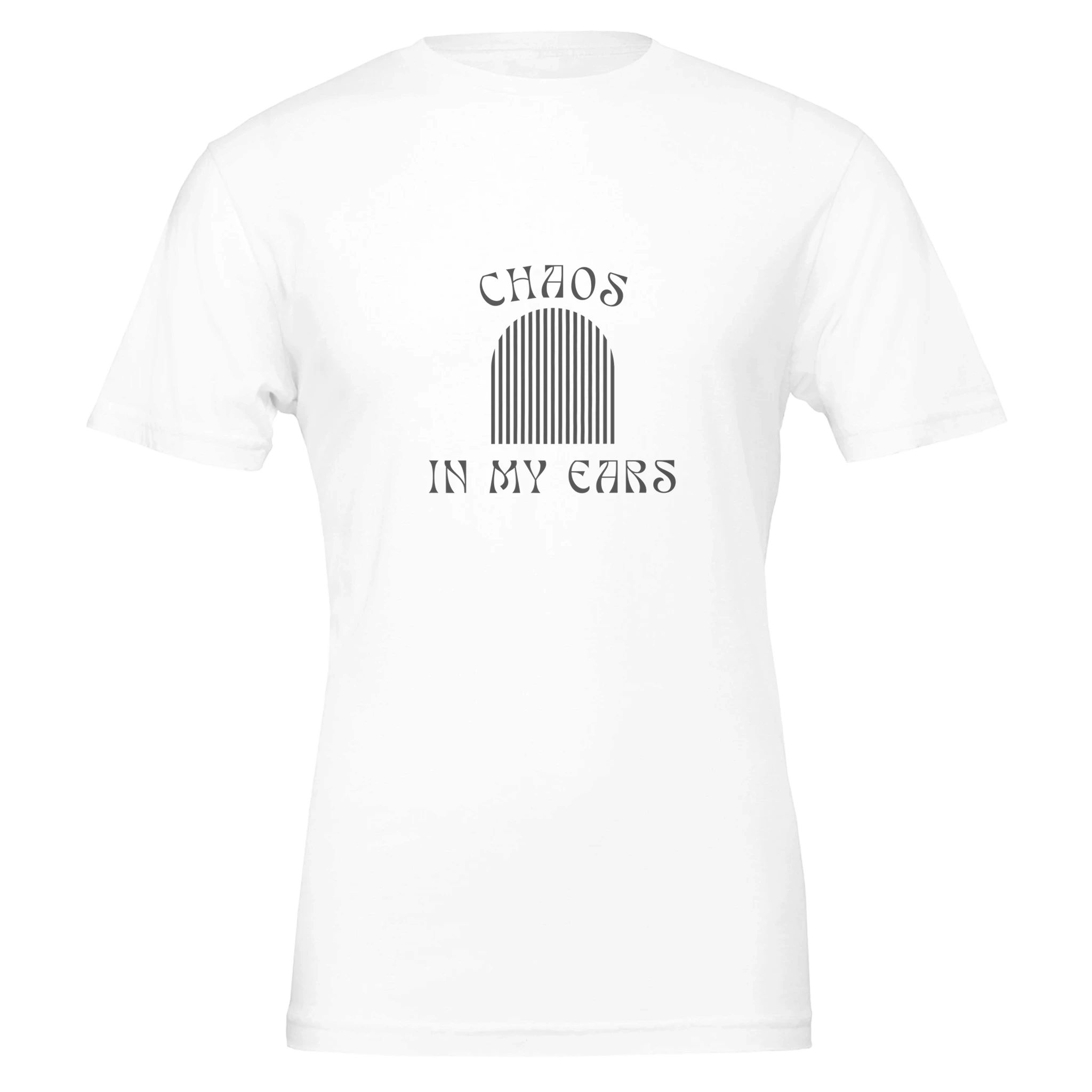 Chaos in My Ears – Premium Unisex T-Shirt for Unique Style - Ilgary Studio