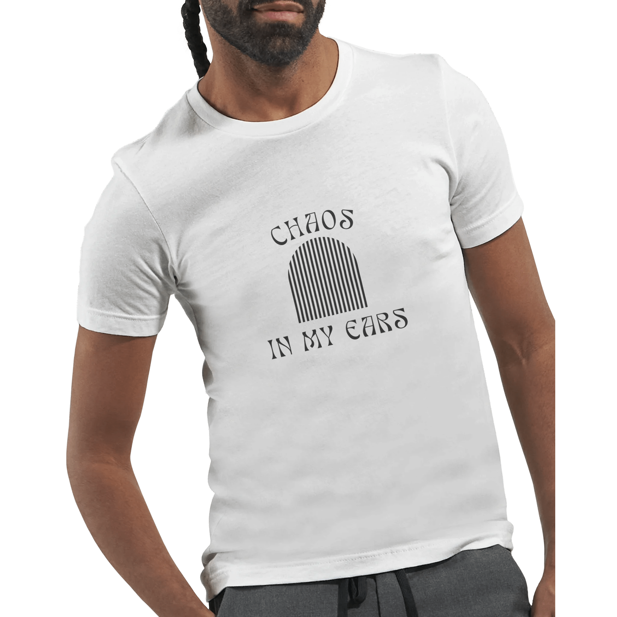 Chaos in My Ears – Premium Unisex T-Shirt for Unique Style - Ilgary Studio