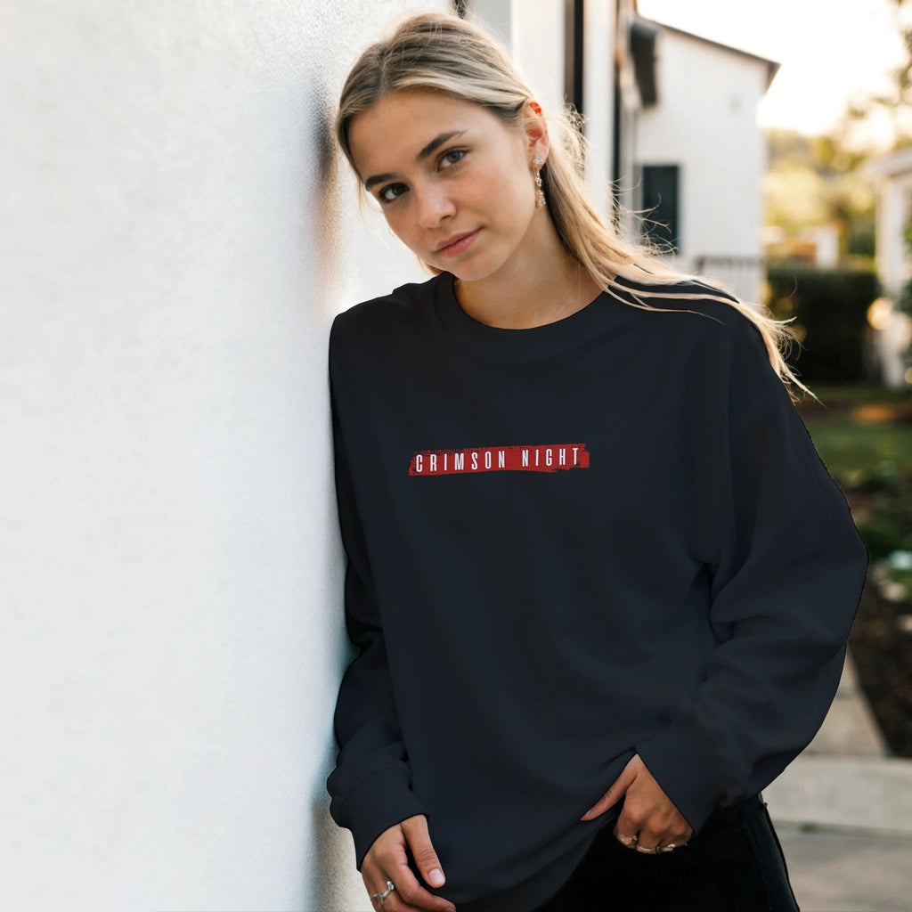 Crimson Night – Classic Fit Heavy Blend Sweatshirt - Ilgary Studio