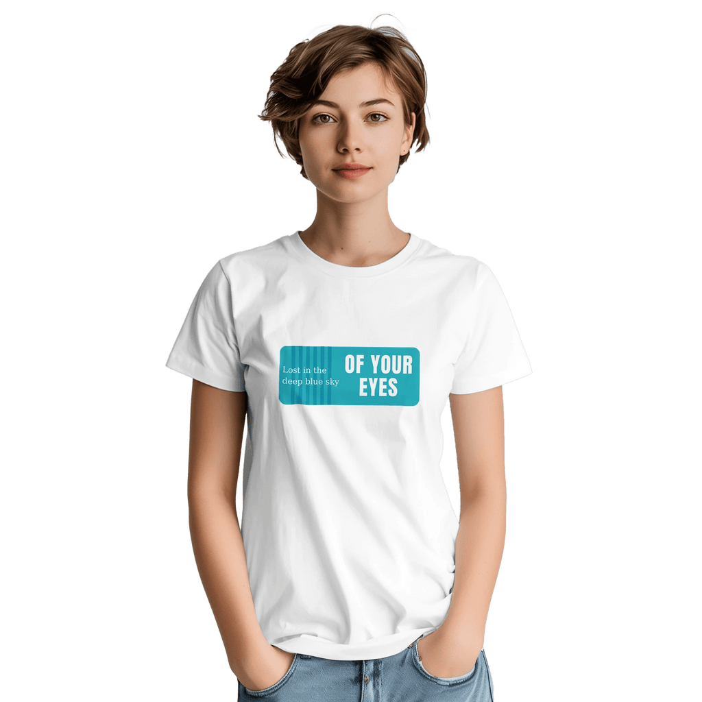 Deep Blue Sky Graphic T-Shirt – Classic Fit Heavyweight Cotton Tee - Ilgary Studio