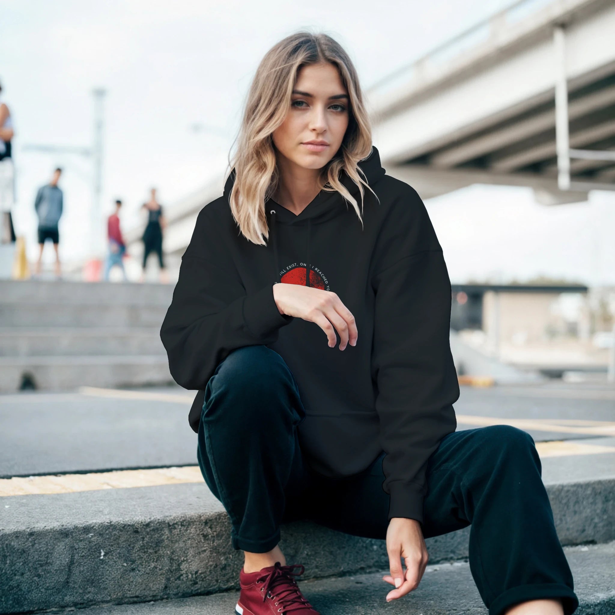 Emotional Expressions Hoodie – 'Would I Still Exist Once I Reached You?' - Ilgary Studio
