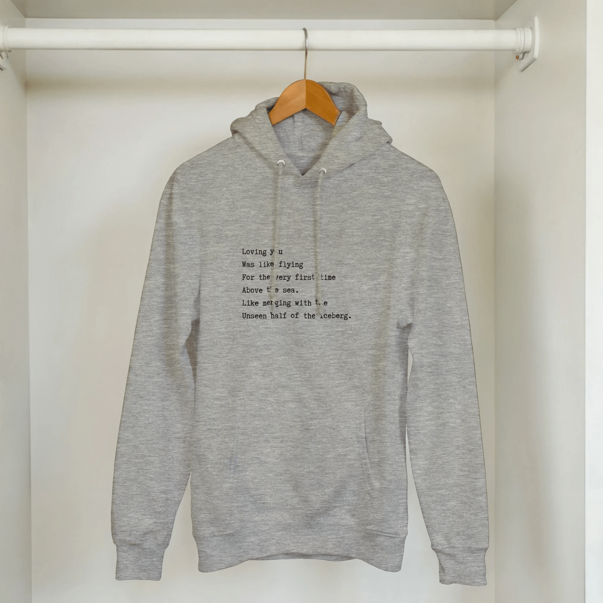 First Flight of Love — Poetic Unisex Hoodie - Ilgary Studio