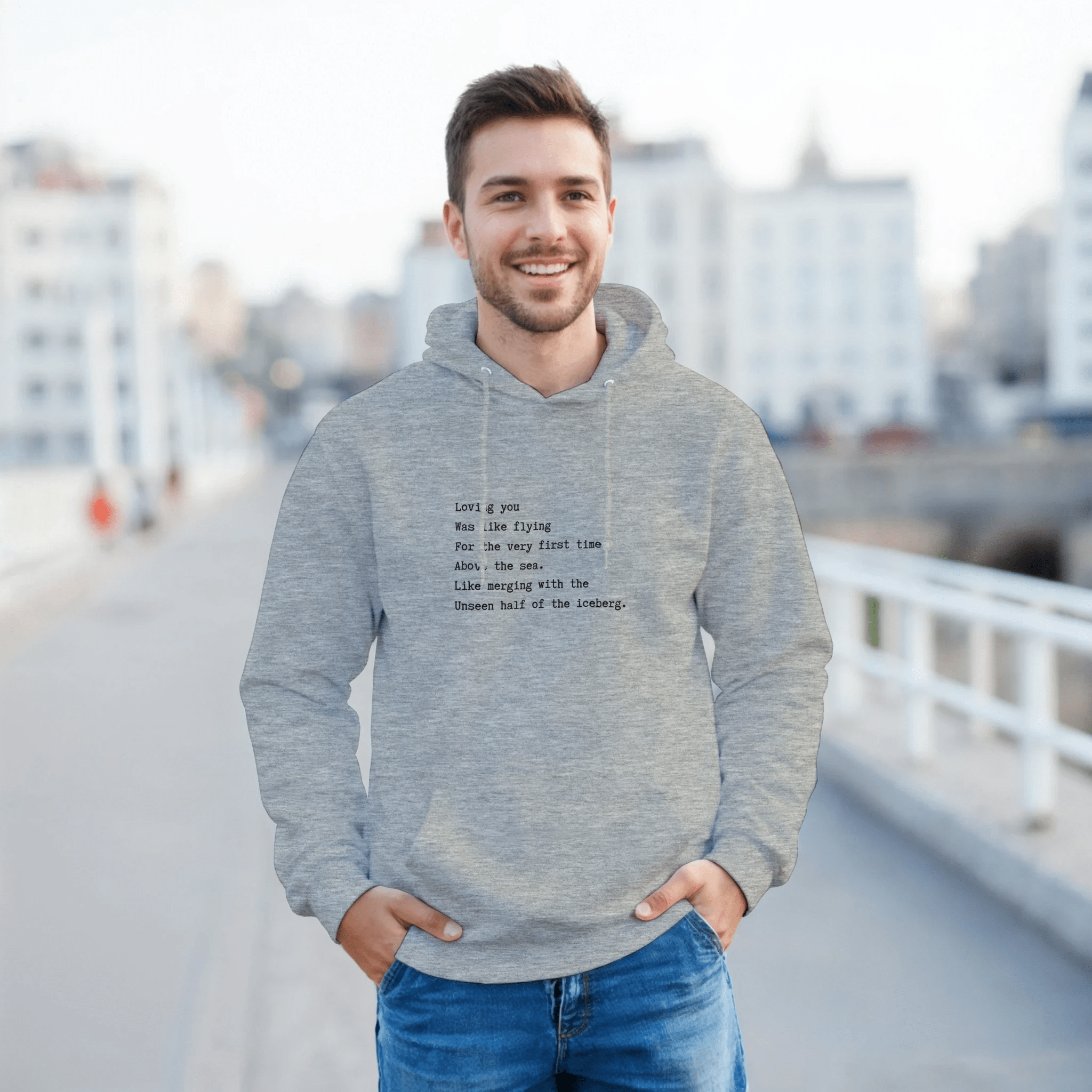 First Flight of Love — Poetic Unisex Hoodie - Ilgary Studio