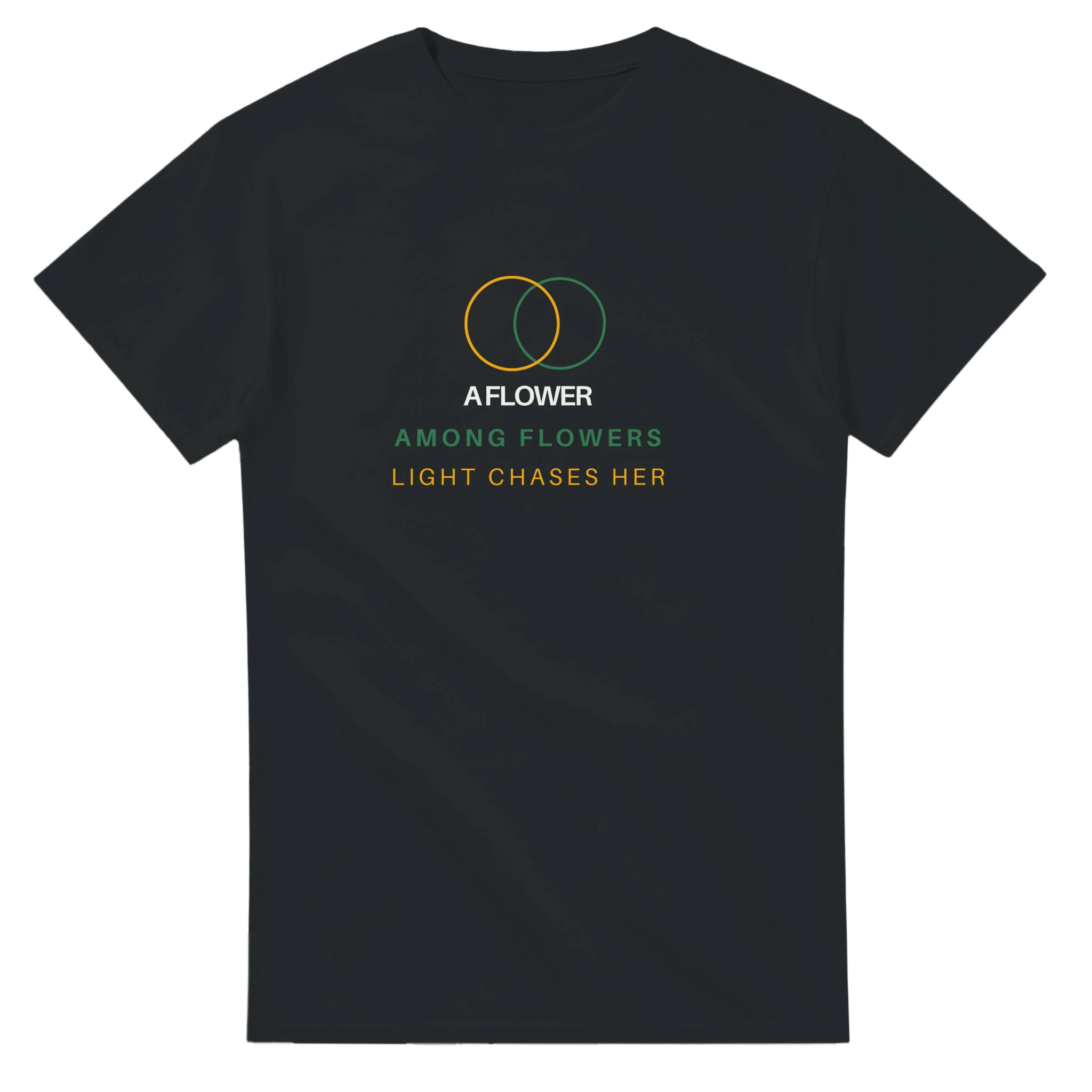 Flower Among Flowers T-Shirt – Light Chases Her Design | Classic Fit Heavyweight Cotton - Ilgary Studio