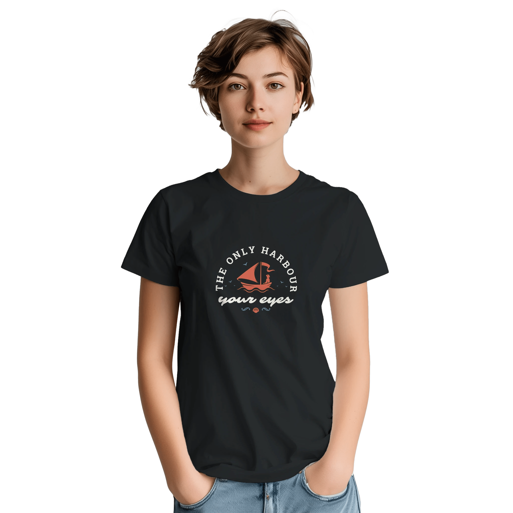 Harbour Your Eyes Heavyweight Cotton T-Shirt – Classic Fit & Durable Design - Ilgary Studio