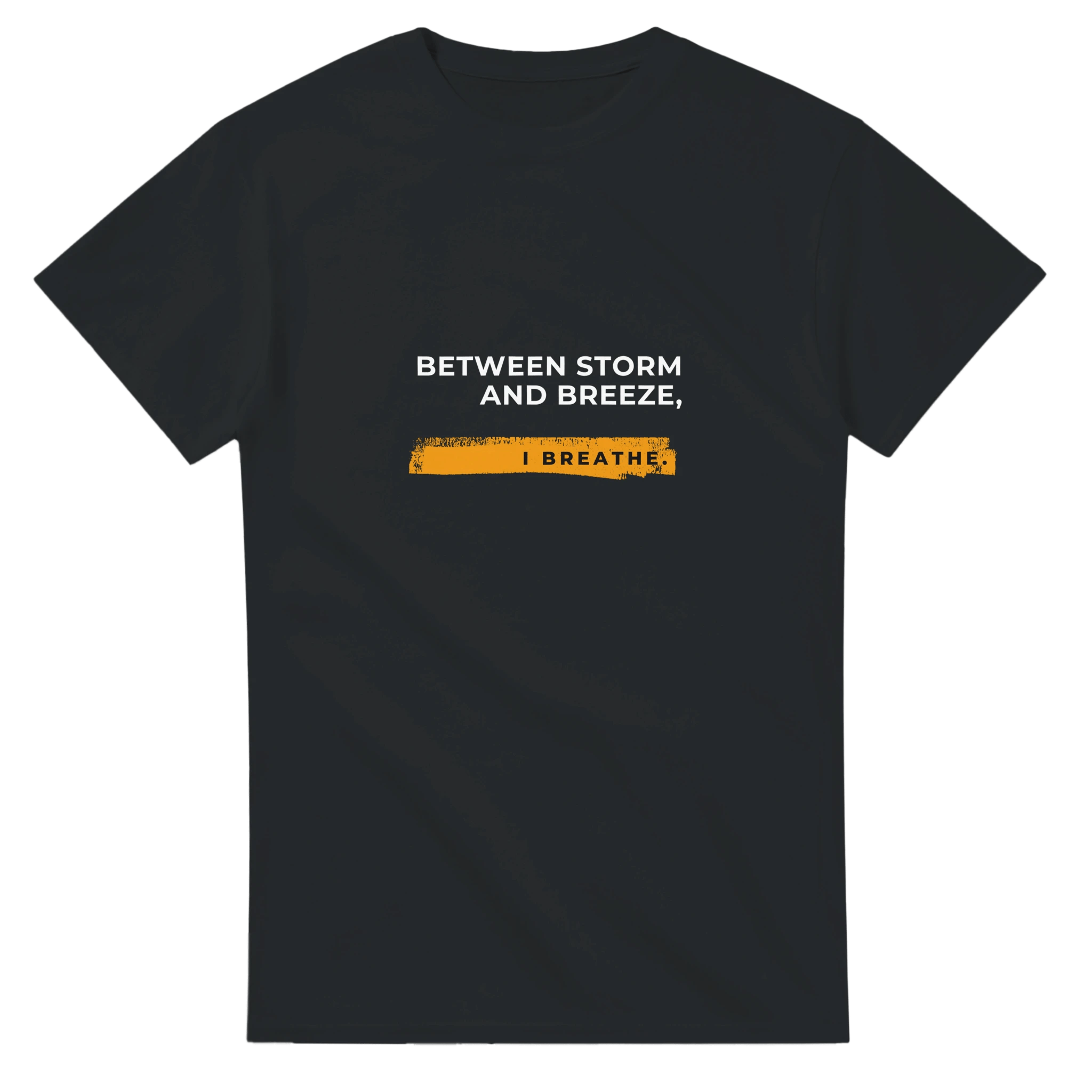 Inspirational T-Shirt - 'Between Storm and Breeze' Heavyweight Cotton Tee - Ilgary Studio