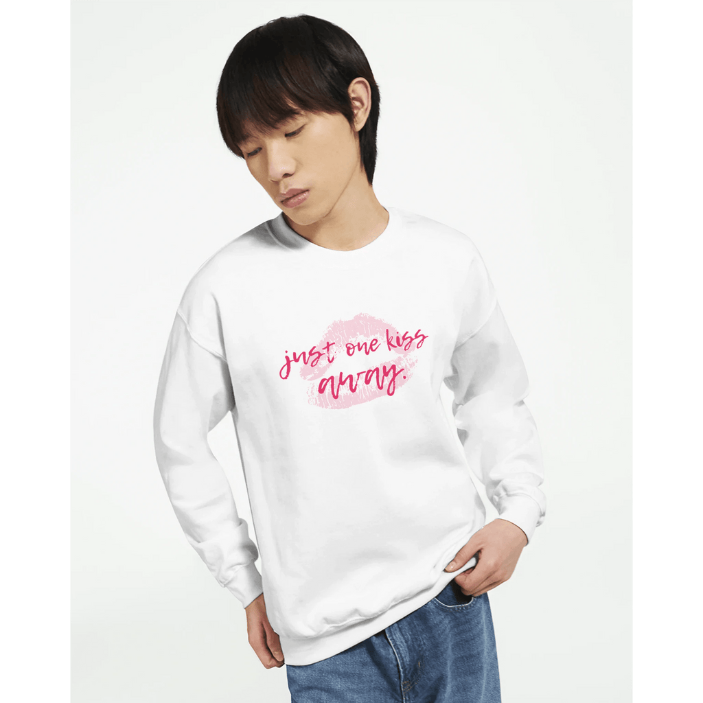Just One Kiss Away Heavy Blend Sweatshirt – Comfortable Classic Fit - Ilgary Studio