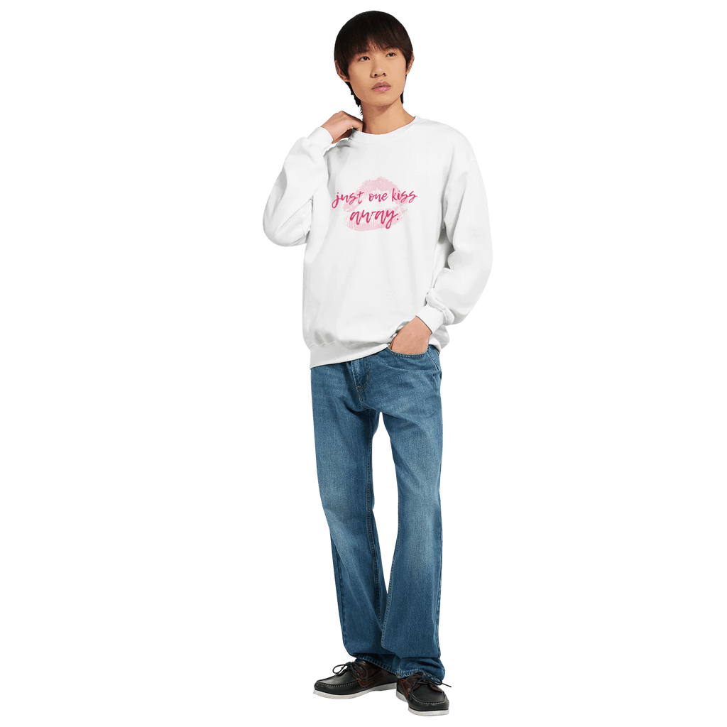Just One Kiss Away Heavy Blend Sweatshirt – Comfortable Classic Fit - Ilgary Studio