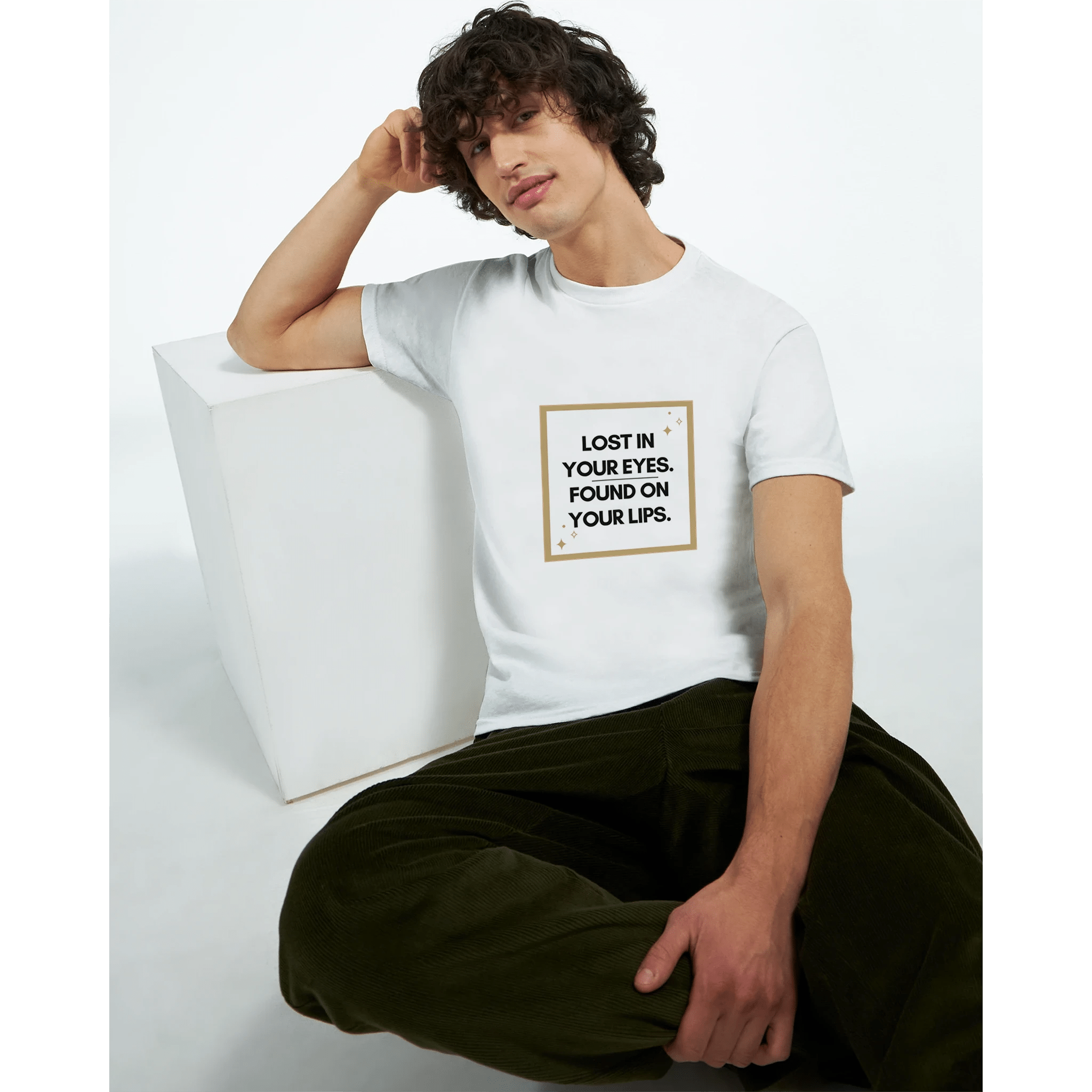 Lost in Your Eyes T-Shirt – Classic Fit Heavyweight Cotton Tee - Ilgary Studio