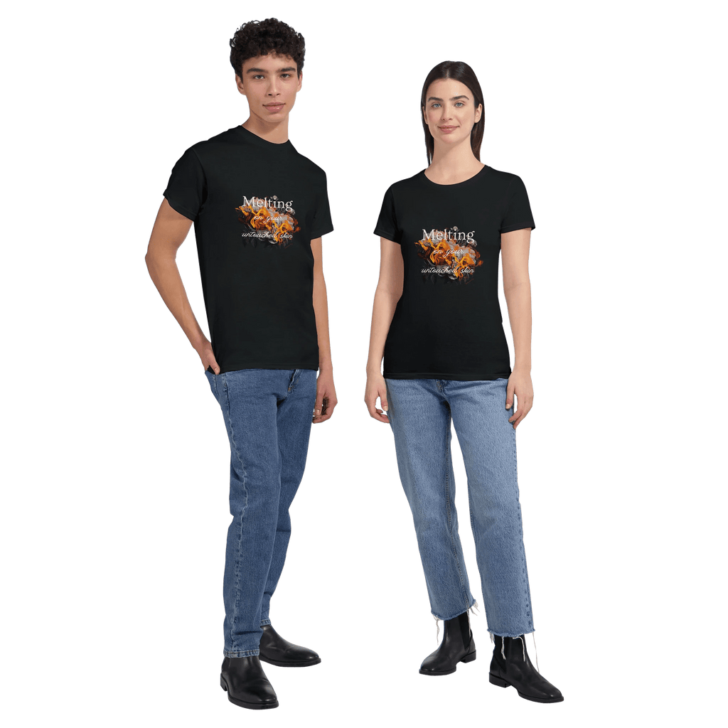 Melting on Your Untouched Skin Heavyweight Cotton T-Shirt - Classic Fit - Ilgary Studio