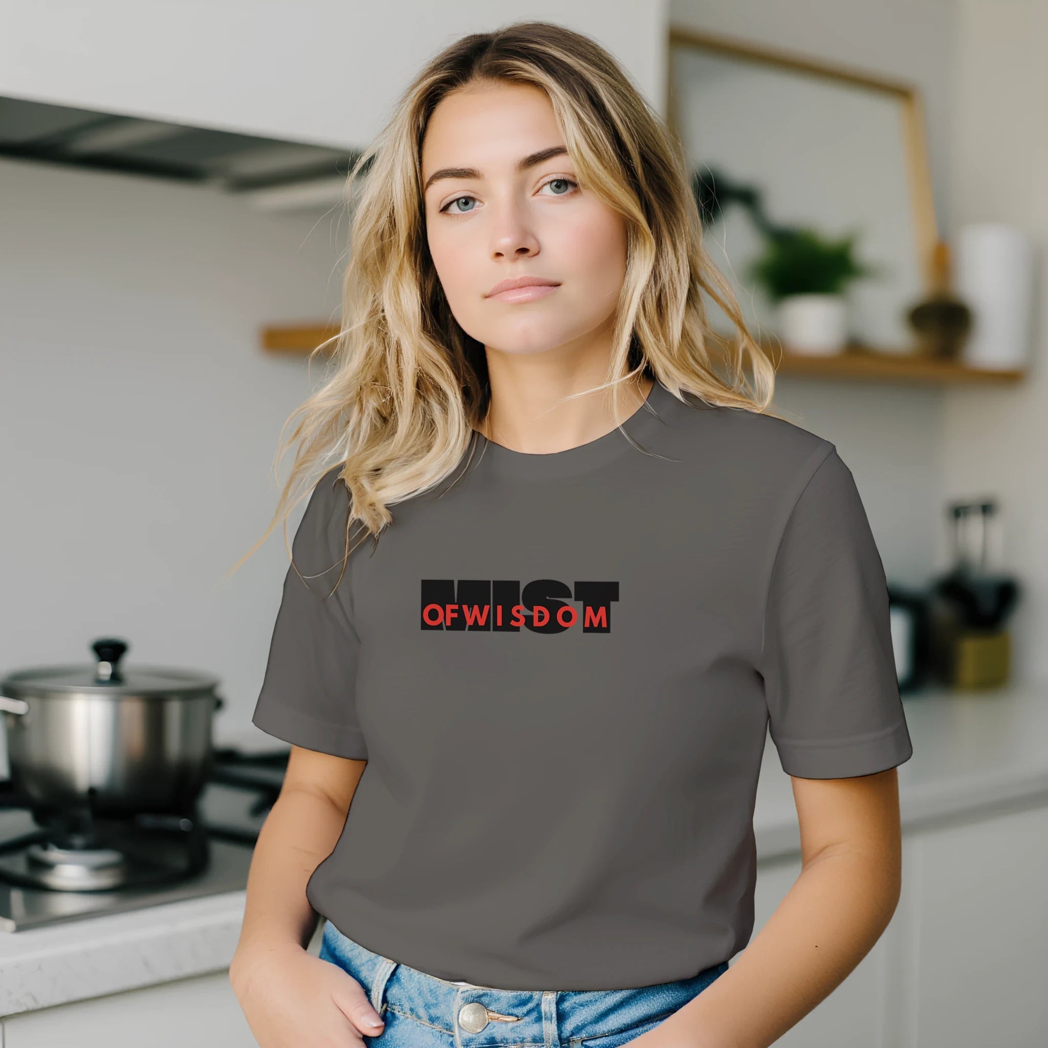 Mist of Wisdom – Premium Unisex Crewneck T-Shirt - Ilgary Studio