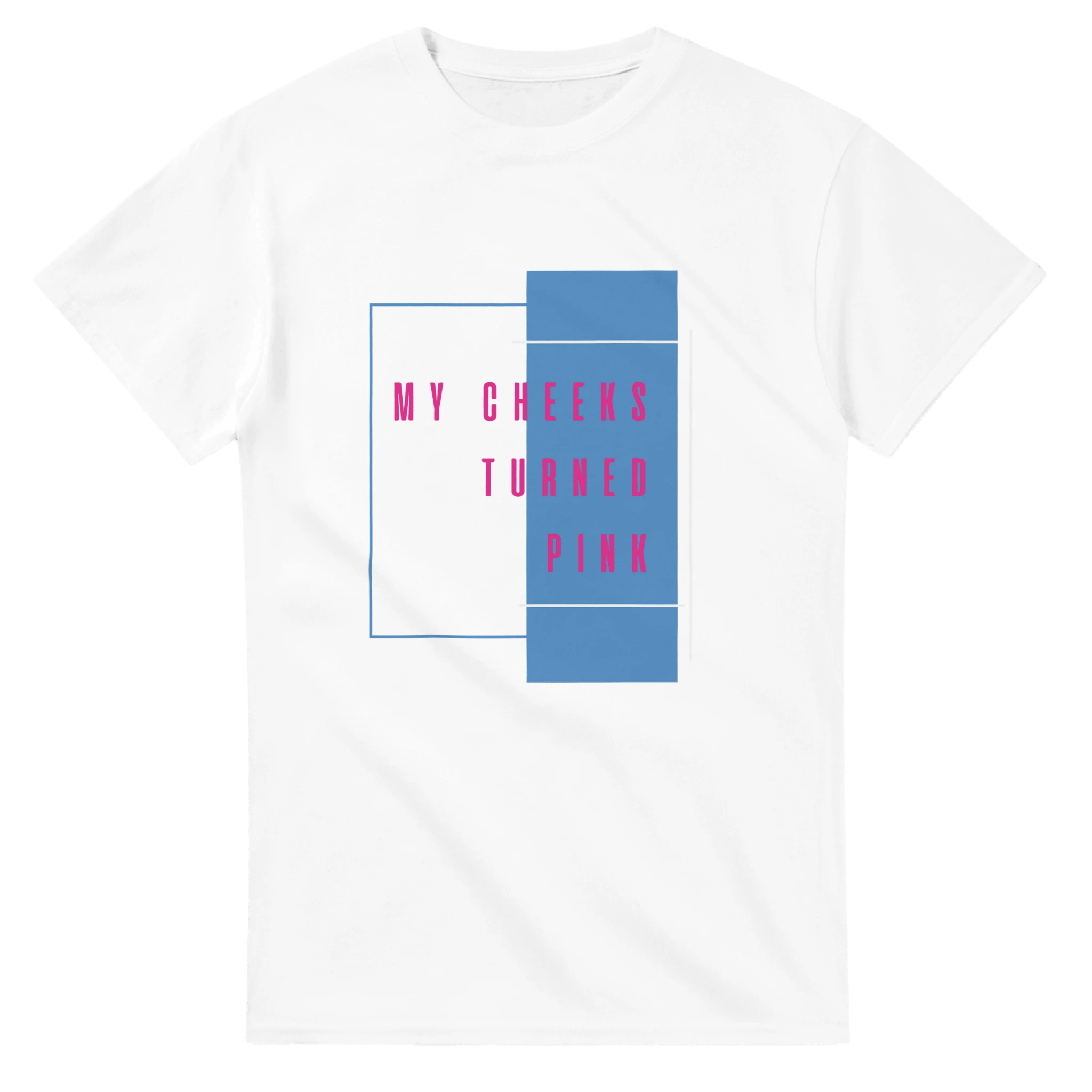 My Cheeks Turned Pink – Classic Fit Heavy Cotton T-Shirt - Ilgary Studio