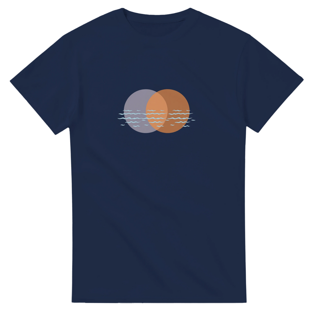 Ocean Embrace Heavyweight Cotton T-Shirt – Classic Fit for Every Mood - Ilgary Studio