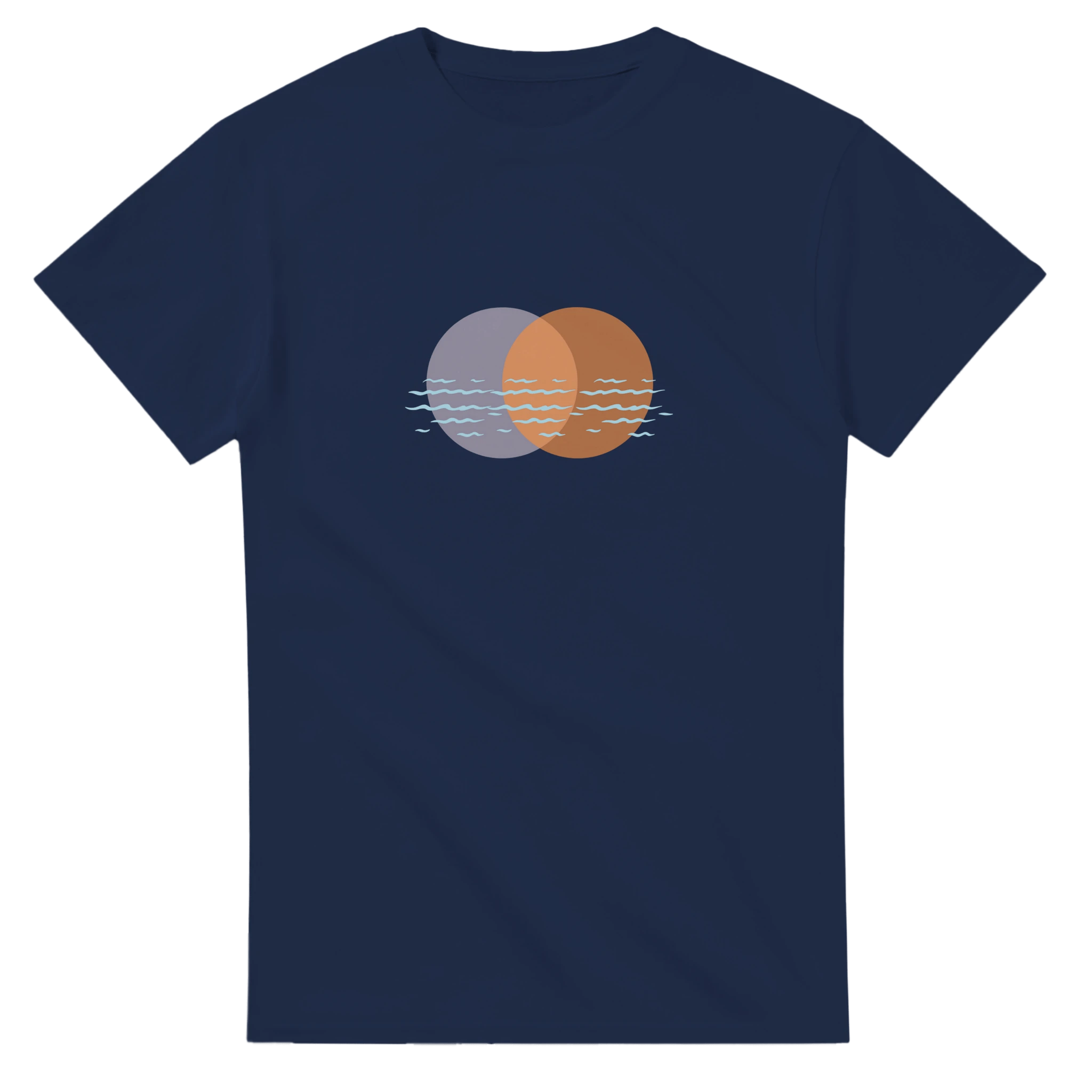 Ocean Embrace Heavyweight Cotton T-Shirt – Classic Fit for Every Mood - Ilgary Studio