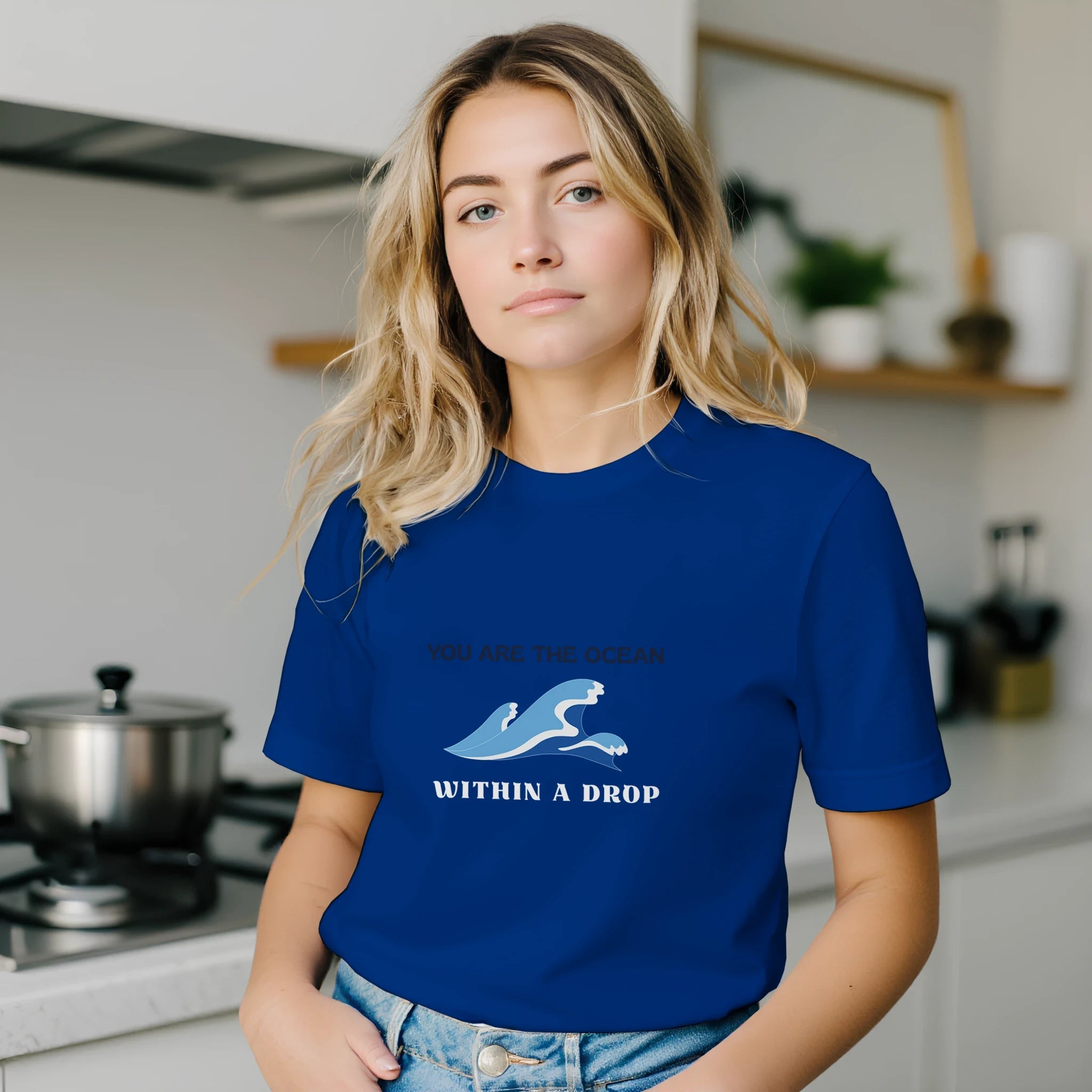 Ocean - Inspired T-Shirt – You Are the Ocean, Within a Drop - Ilgary Studio