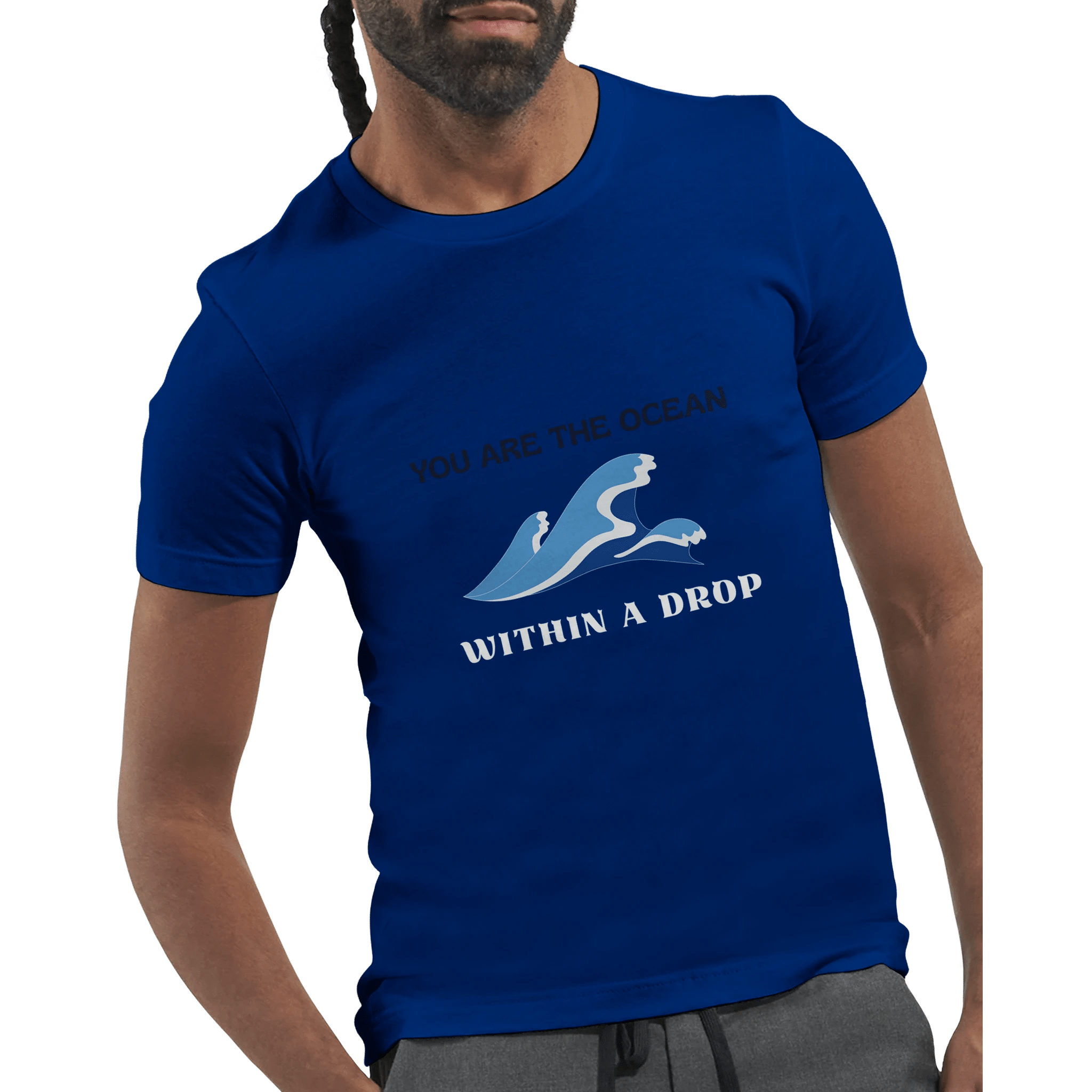 Ocean - Inspired T-Shirt – You Are the Ocean, Within a Drop - Ilgary Studio