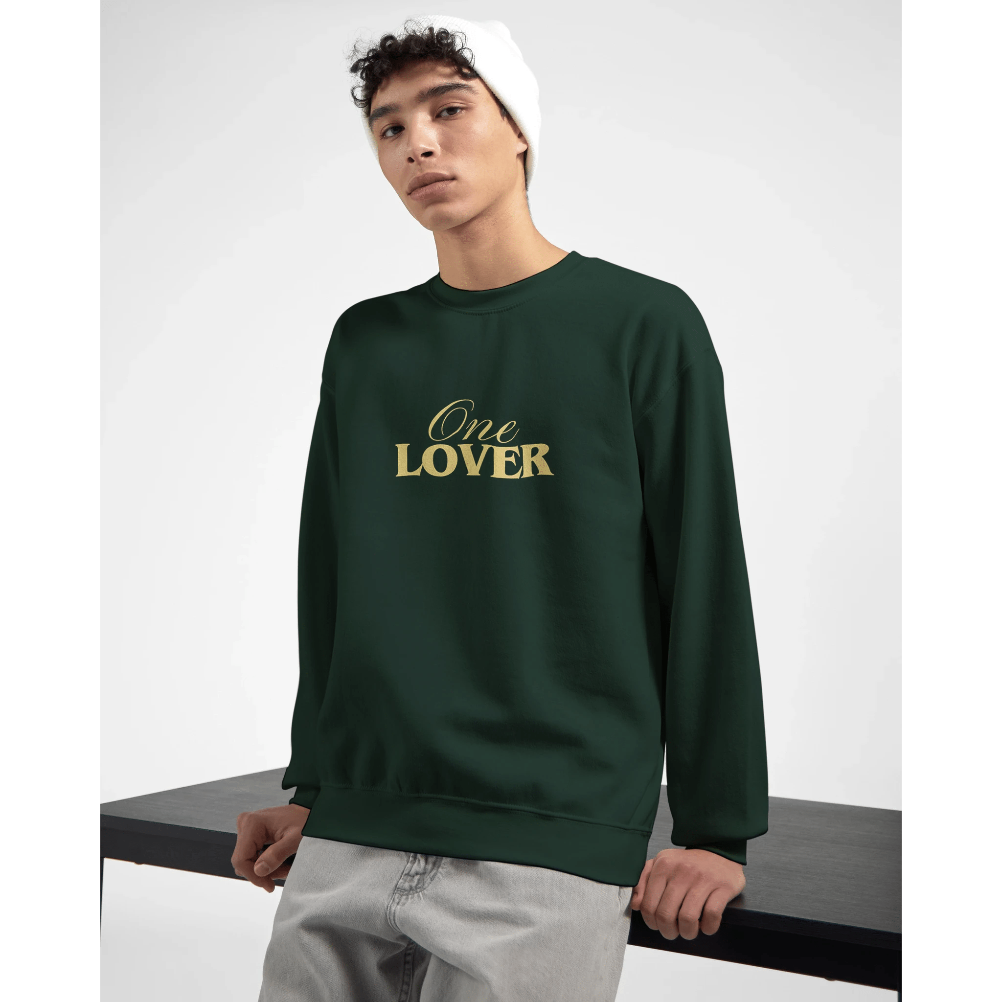 One Lover - Classic Fit Heavy Blend Sweatshirt - Ilgary Studio
