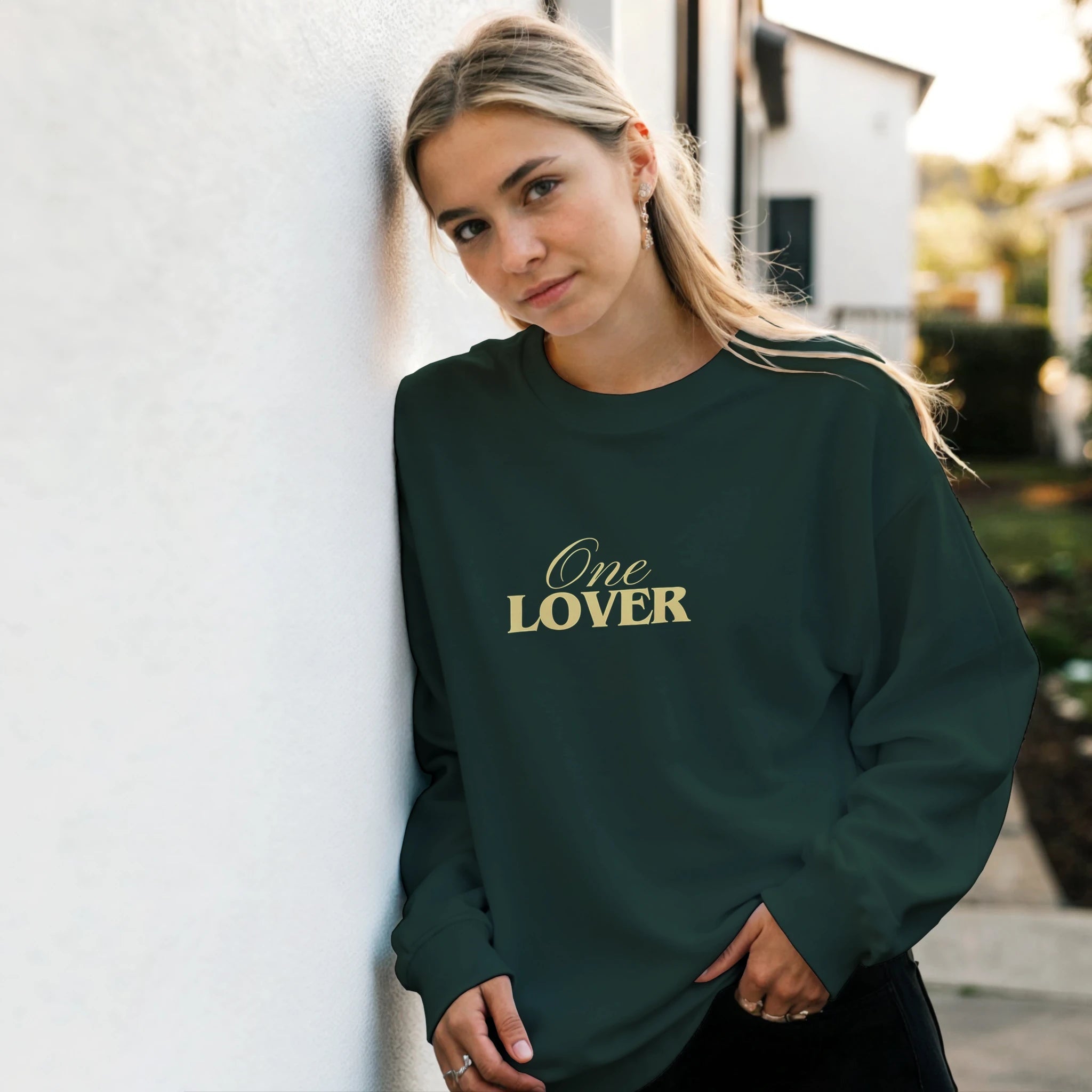 One Lover - Classic Fit Heavy Blend Sweatshirt - Ilgary Studio