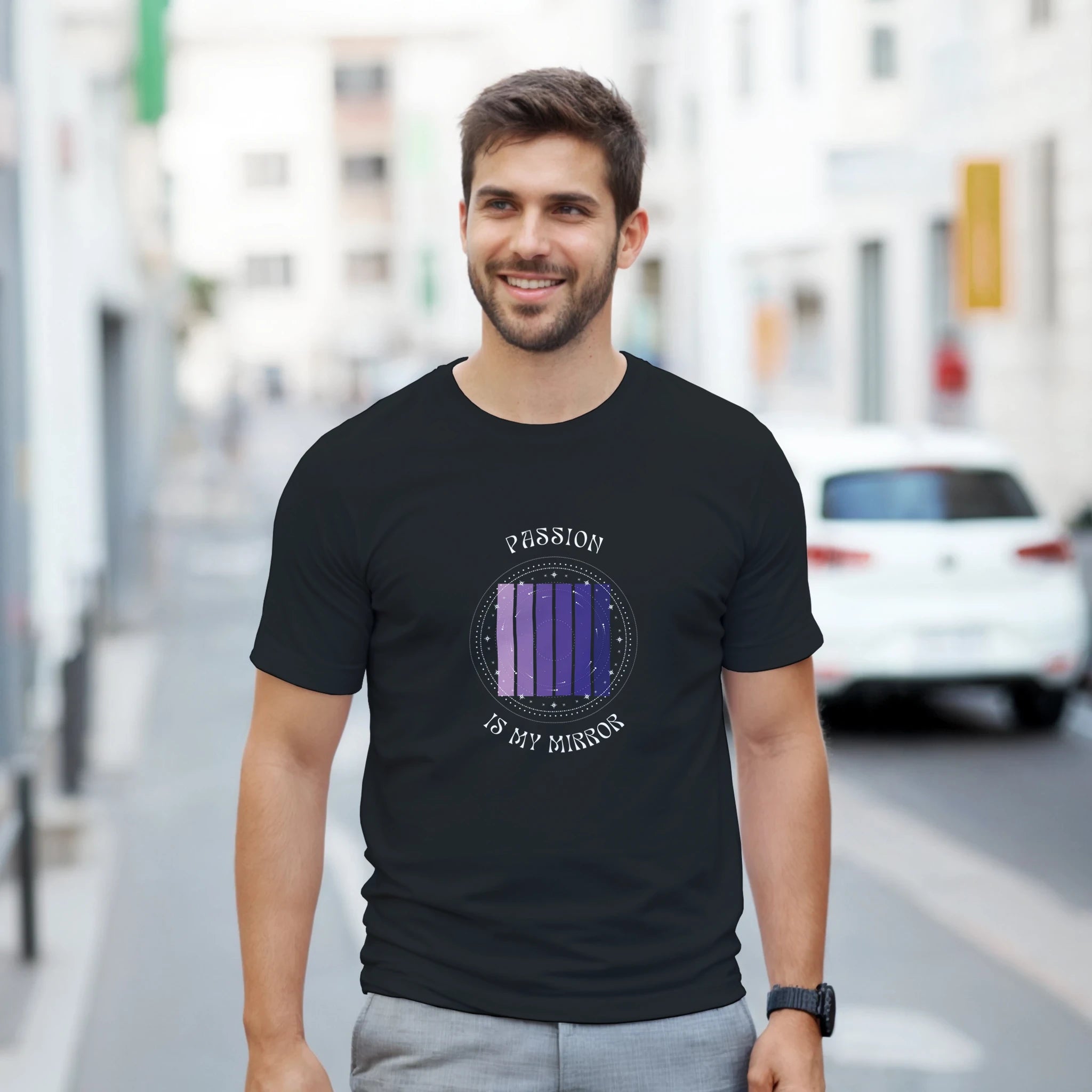 Passion is my Mirror Heavyweight Cotton T-Shirt – Classic Fit for Casual Wear - Ilgary Studio