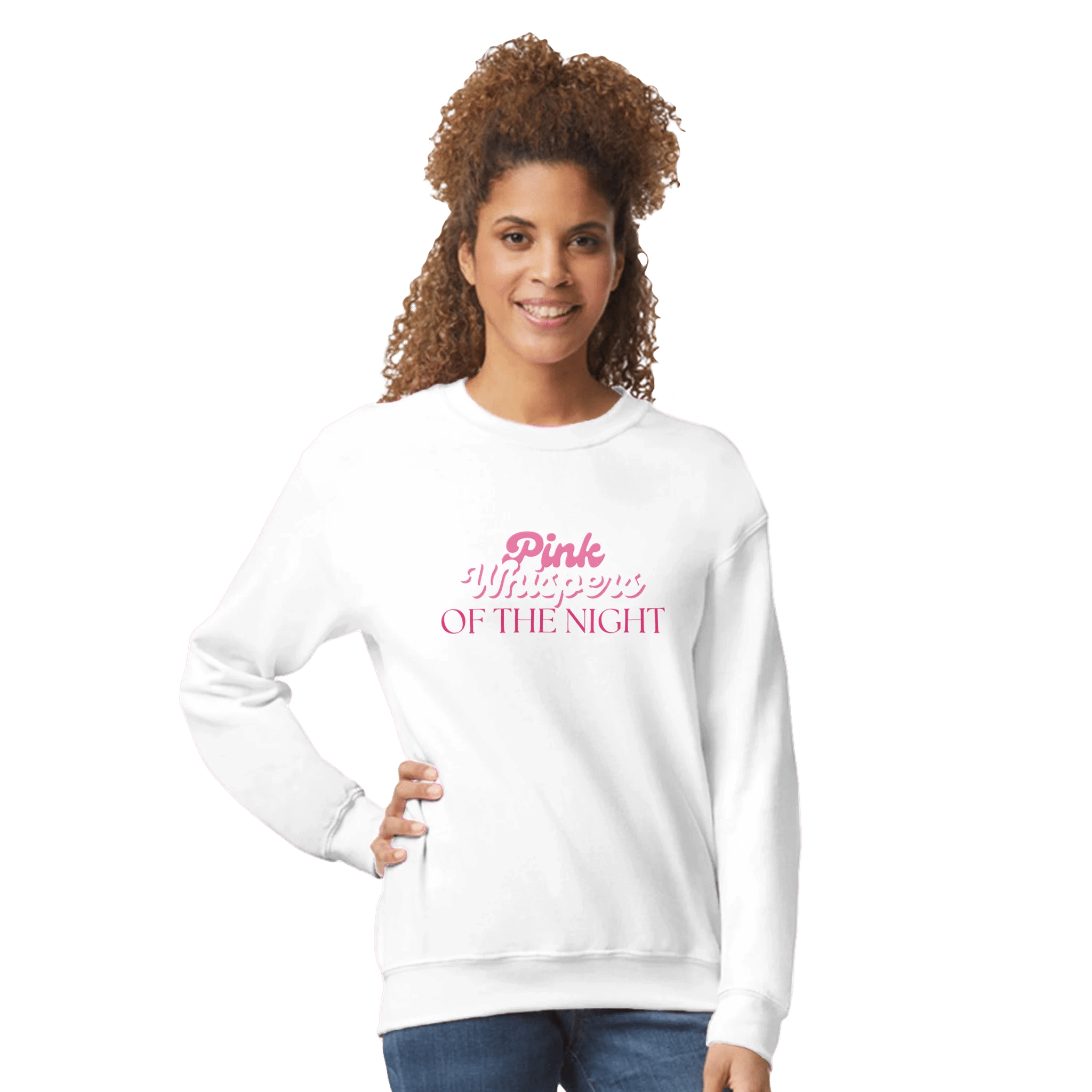Pink Whispers of the Night Heavy Blend Sweatshirt – Classic Comfort - Ilgary Studio