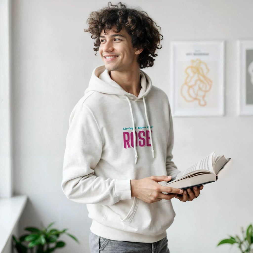 Quieter Than the Rose Heavy Blend Hoodie – Cozy and Stylish Comfort - Ilgary Studio