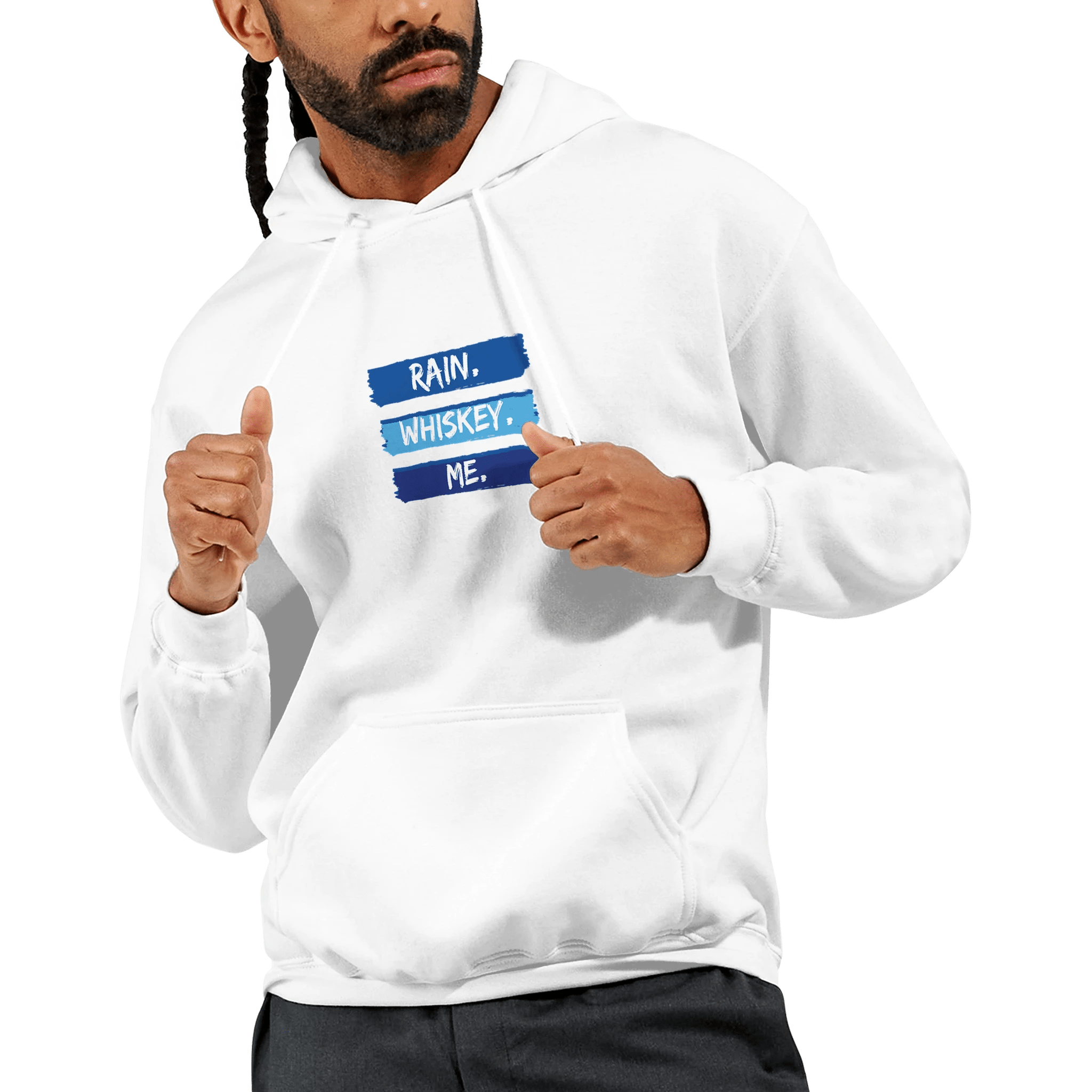 Rain. Whiskey. Me. Heavy Blend Hoodie – Comfort and Style Combined - Ilgary Studio