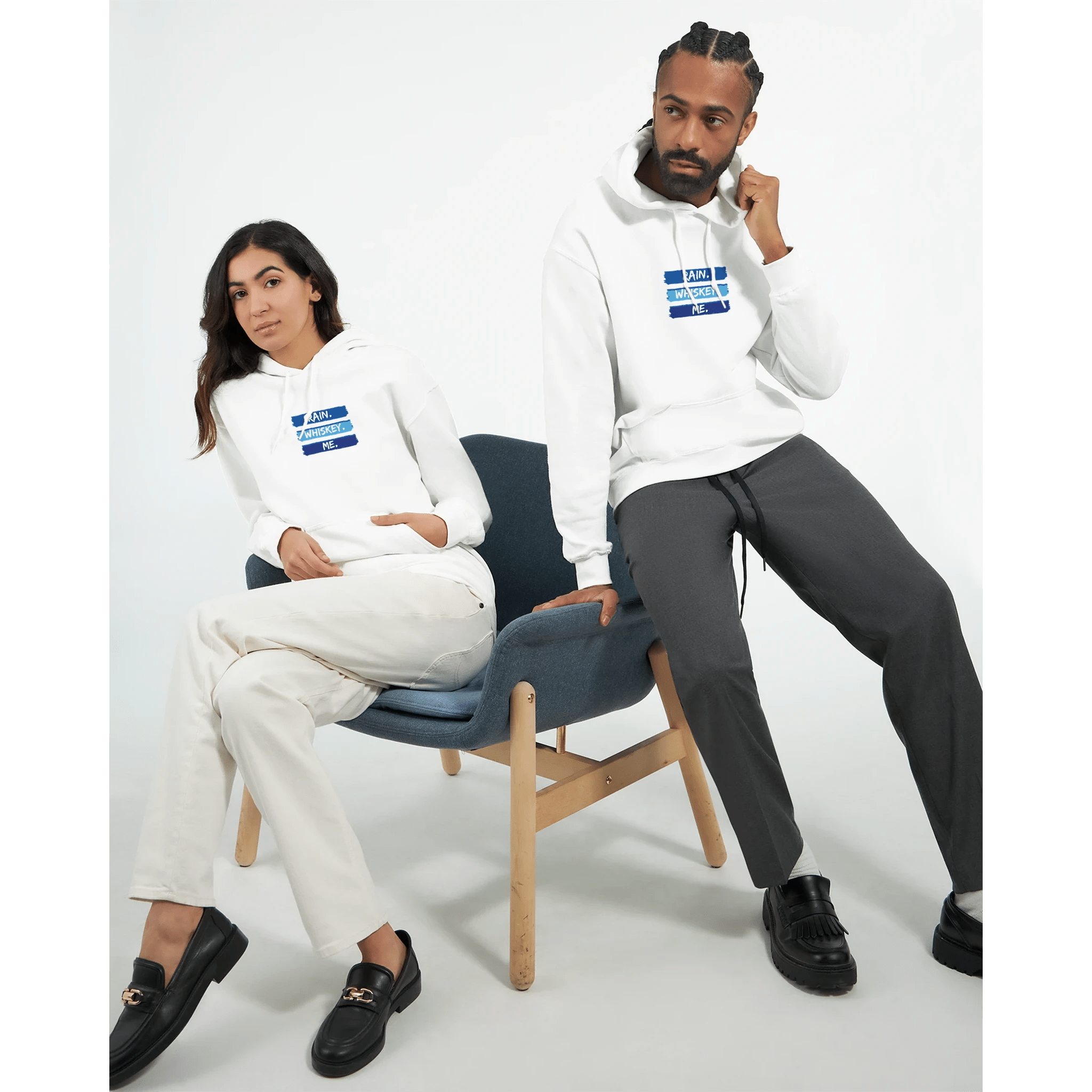 Rain. Whiskey. Me. Heavy Blend Hoodie – Comfort and Style Combined - Ilgary Studio