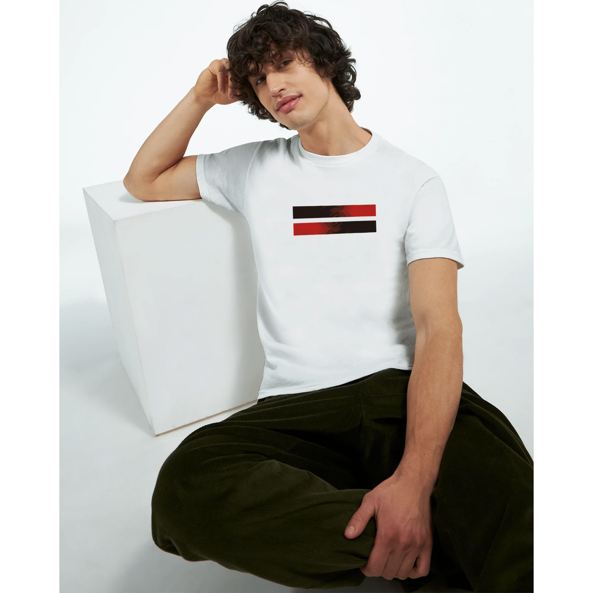 Red Tears – Classic Fit Heavy Cotton T-Shirt - Ilgary Studio