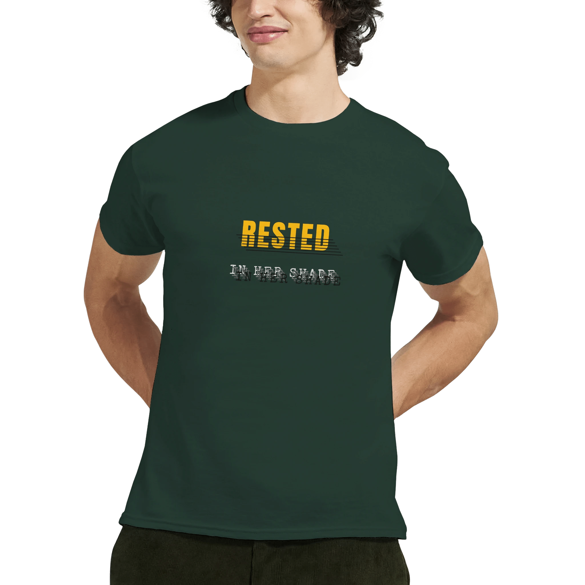 Rested in Her Shade Heavyweight Cotton T-Shirt – Classic Casual Wear - Ilgary Studio