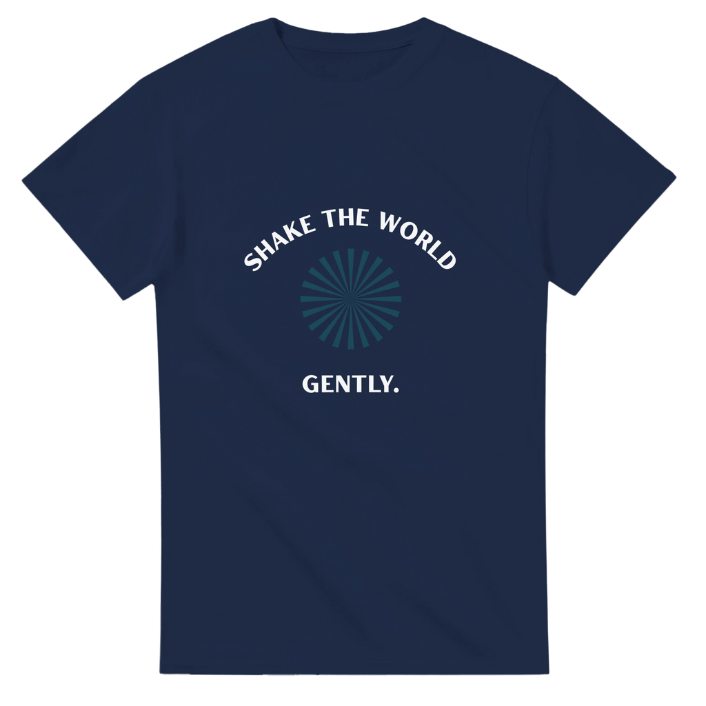 Shake the World Classic Fit Heavyweight Cotton T-Shirt – Casual Premium Wear - Ilgary Studio