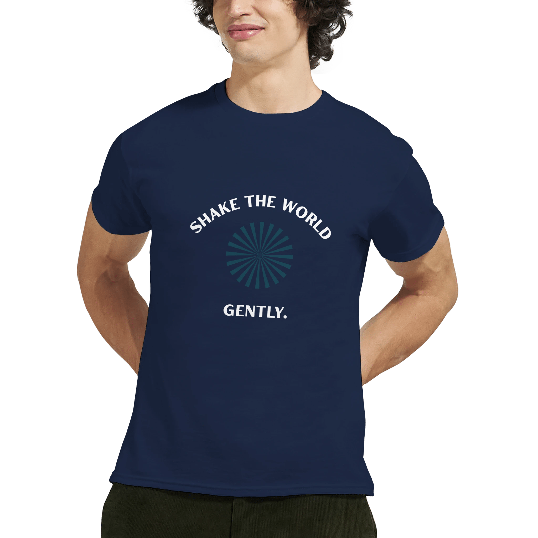 Shake the World Classic Fit Heavyweight Cotton T-Shirt – Casual Premium Wear - Ilgary Studio