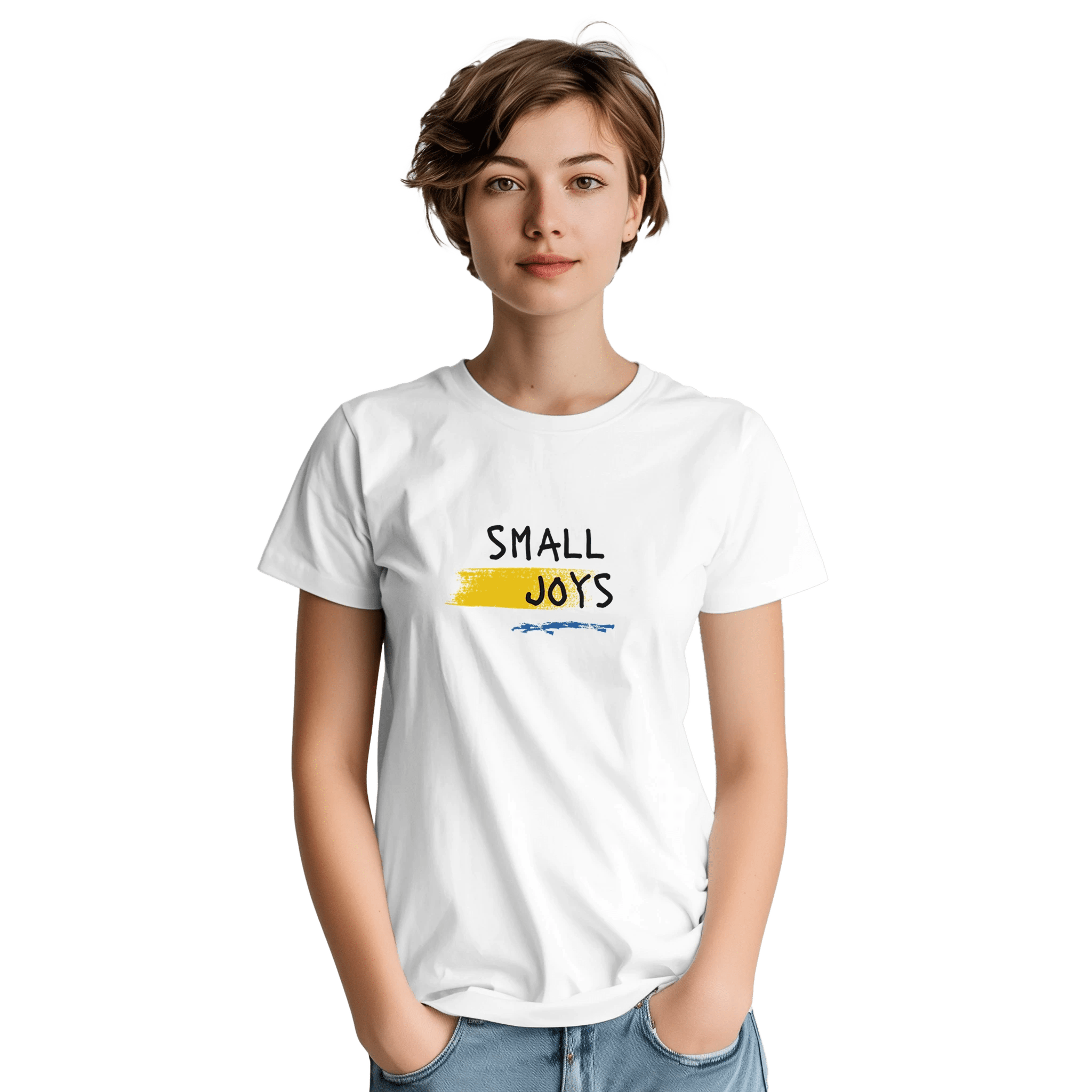 Small Joys Heavyweight Cotton T-Shirt – Classic Fit & Durable Style - Ilgary Studio