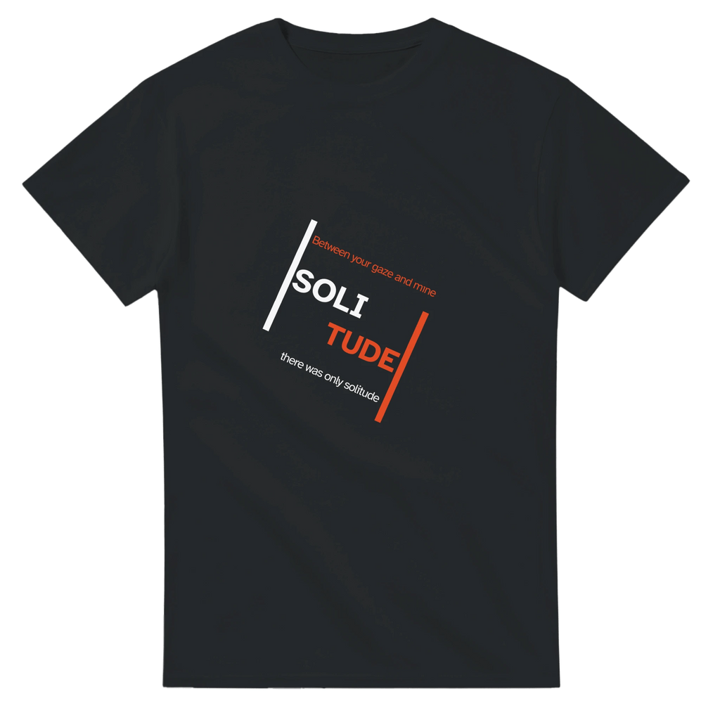 Solitude T-Shirt – Classic Fit Heavyweight Cotton Tee with Thoughtful Design - Ilgary Studio