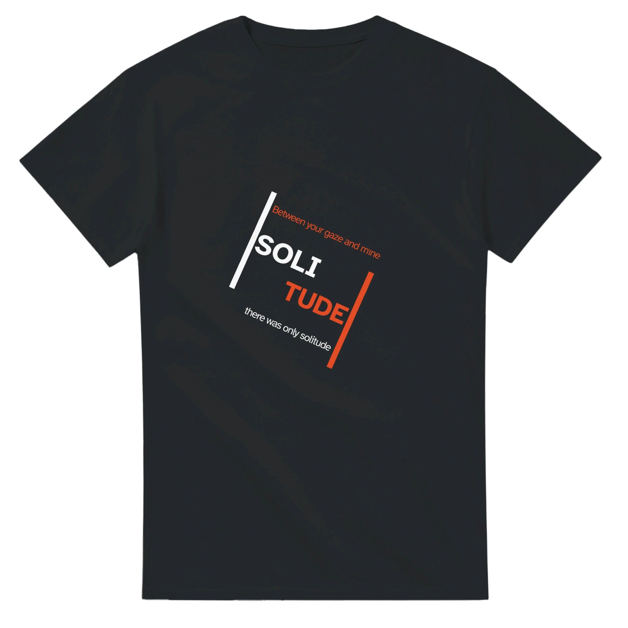 Solitude T-Shirt – Classic Fit Heavyweight Cotton Tee with Thoughtful Design - Ilgary Studio