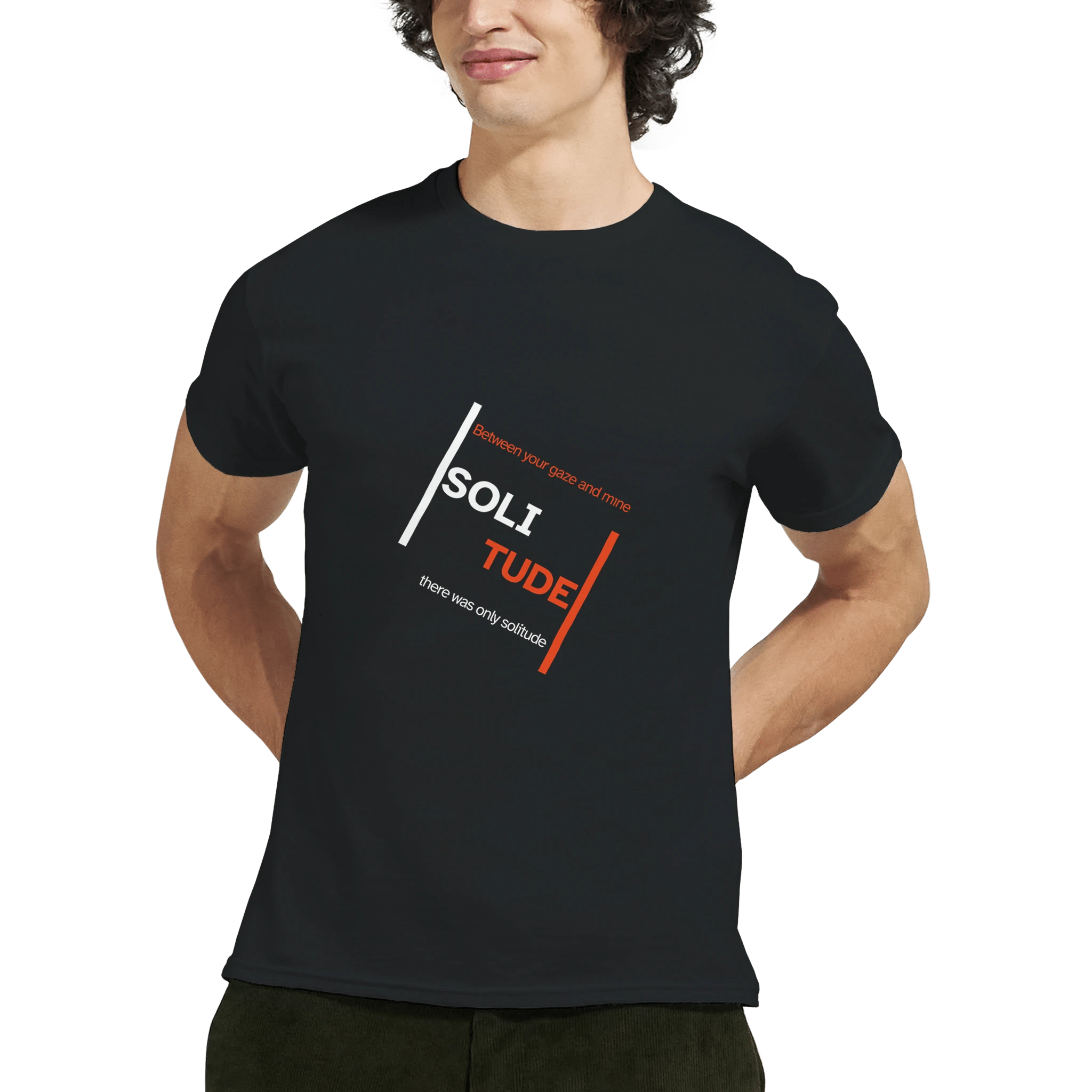 Solitude T-Shirt – Classic Fit Heavyweight Cotton Tee with Thoughtful Design - Ilgary Studio
