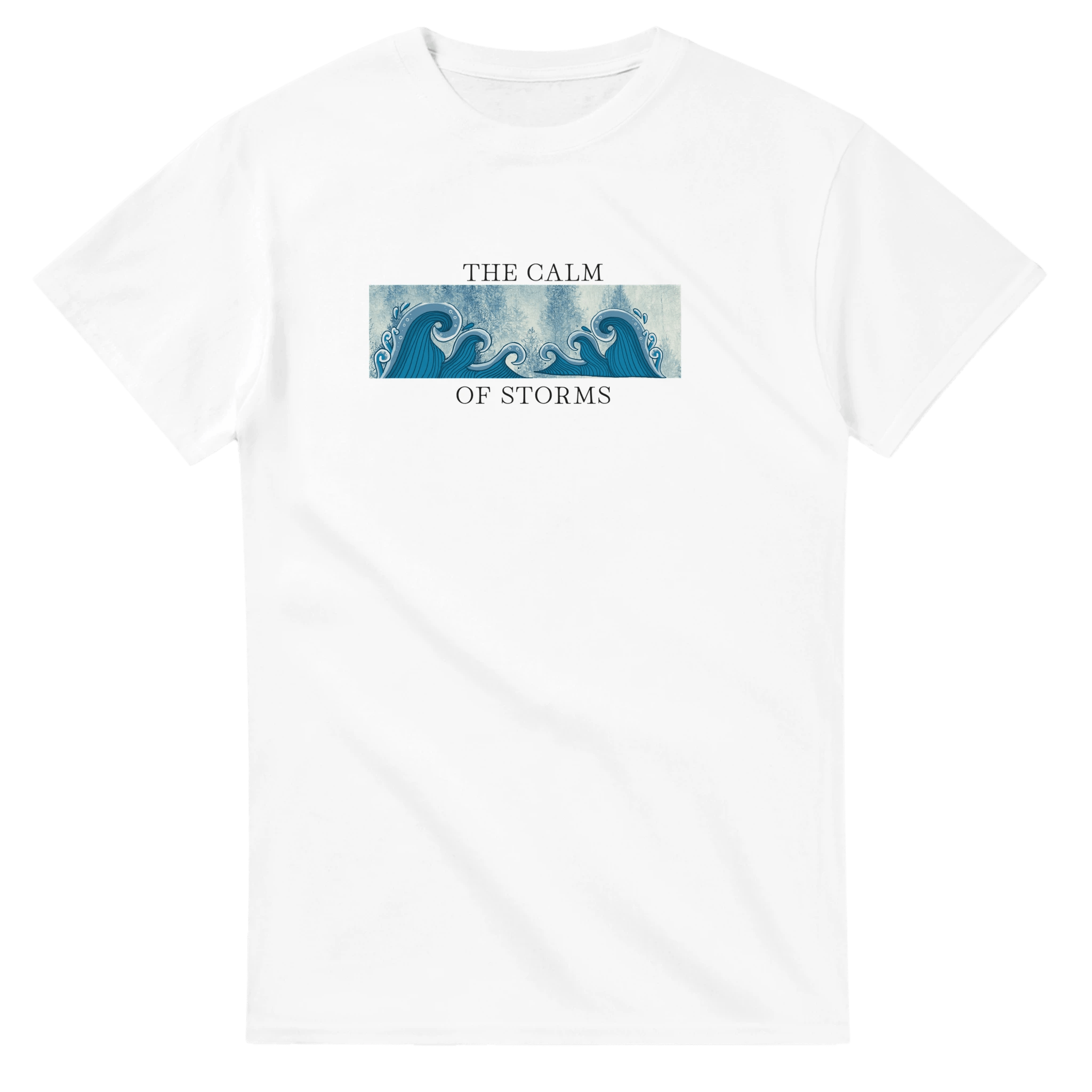 The Calm of Storms Heavyweight Cotton T-Shirt – Classic Fit for Casual Wear - Ilgary Studio