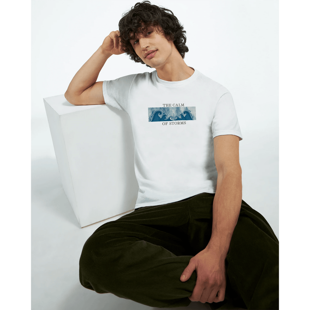The Calm of Storms Heavyweight Cotton T-Shirt – Classic Fit for Casual Wear - Ilgary Studio
