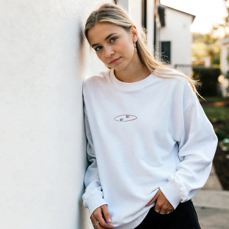 Two Drops of Tears — Poetic Unisex Sweatshirt - Ilgary Studio