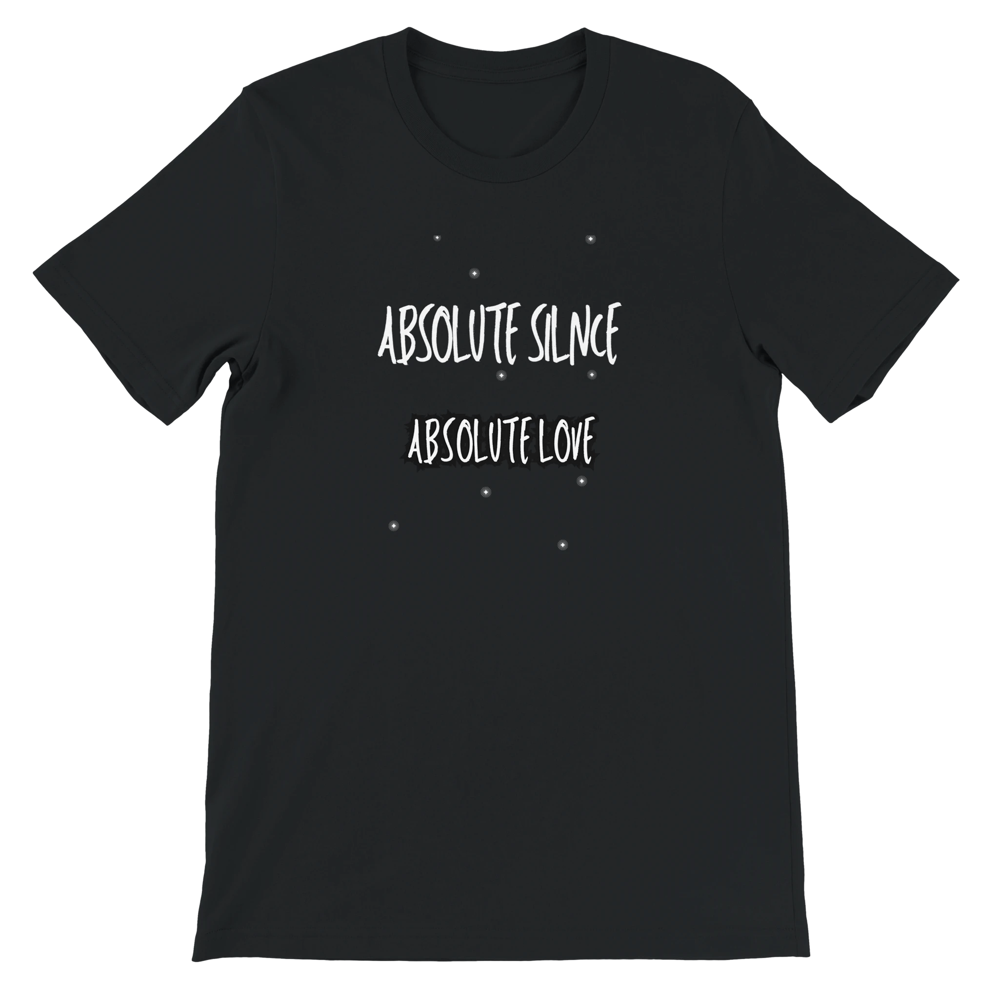 Ultimate Comfort Unisex T-Shirt – Absolute Silence, Absolute Love Design - Ilgary Studio